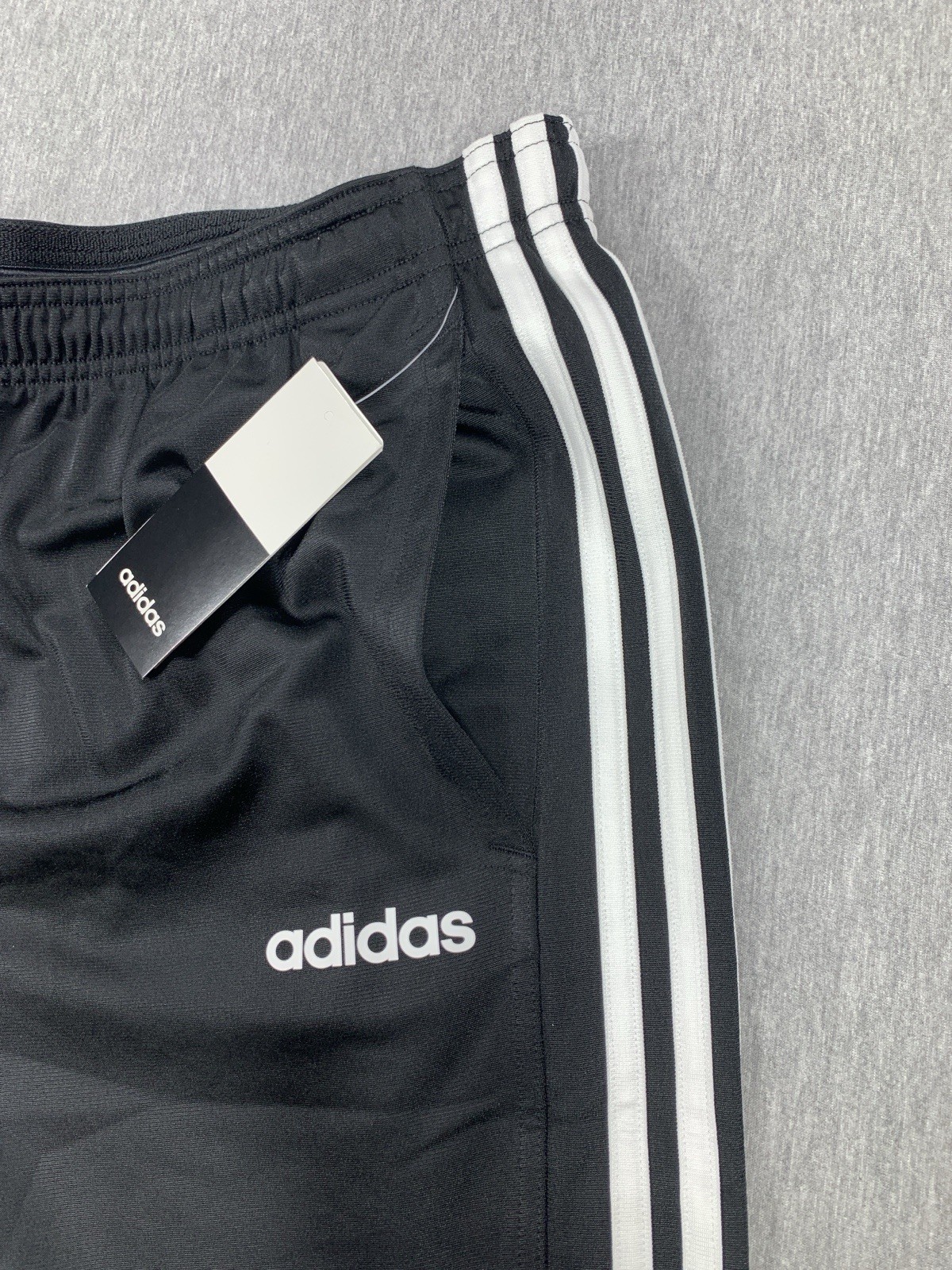 adidas Tricot Track Pants Black White Joggers Zipped Ankle CE9963 Men’s 3XL