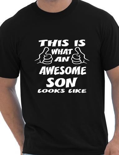 This Is What An Awesome Son Looks Like Mens T Shirt Size S-XXL