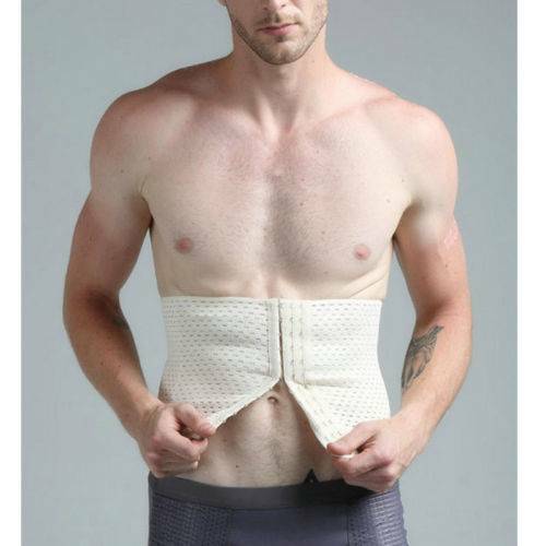Men’s Waist Trainer Body Shaper Tummy Girdle Belt Belly Fat Burner Corsets S-3XL