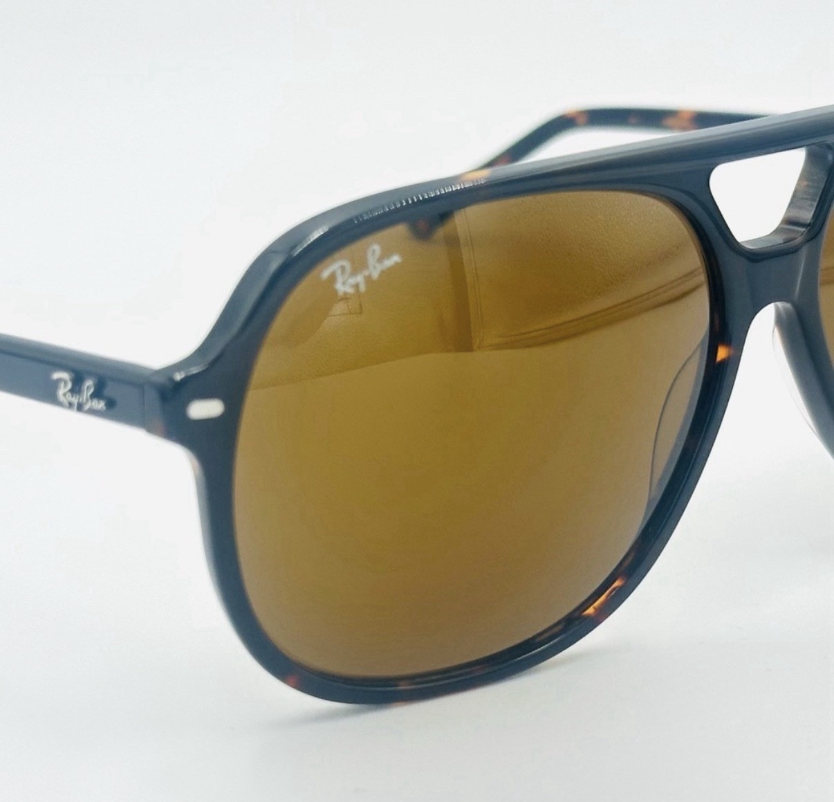 Ray-Ban Bill RB2198 Square Tortoise Brown Gradient Sunglasses 140mm