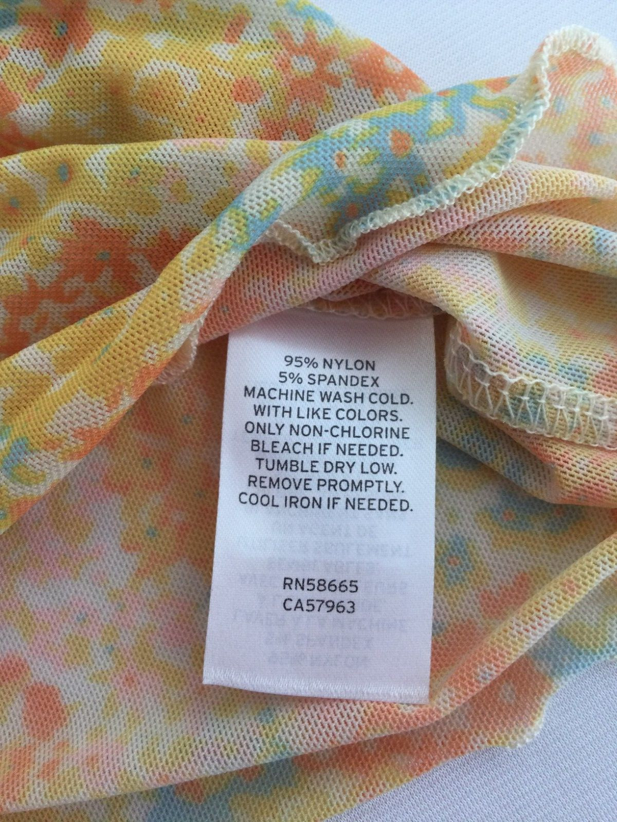 BP Floral Mesh Patchwork Baby Tee Y2K Fairy Sheer Pastel Crop Top XL NEW