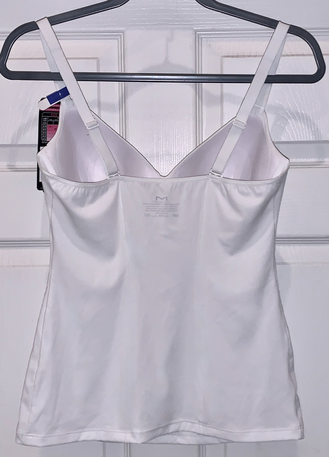 MAIDENFORM Tummy Tucking Foam Cup White Firm Control Cami Womens Sz S M L XL 2XL
