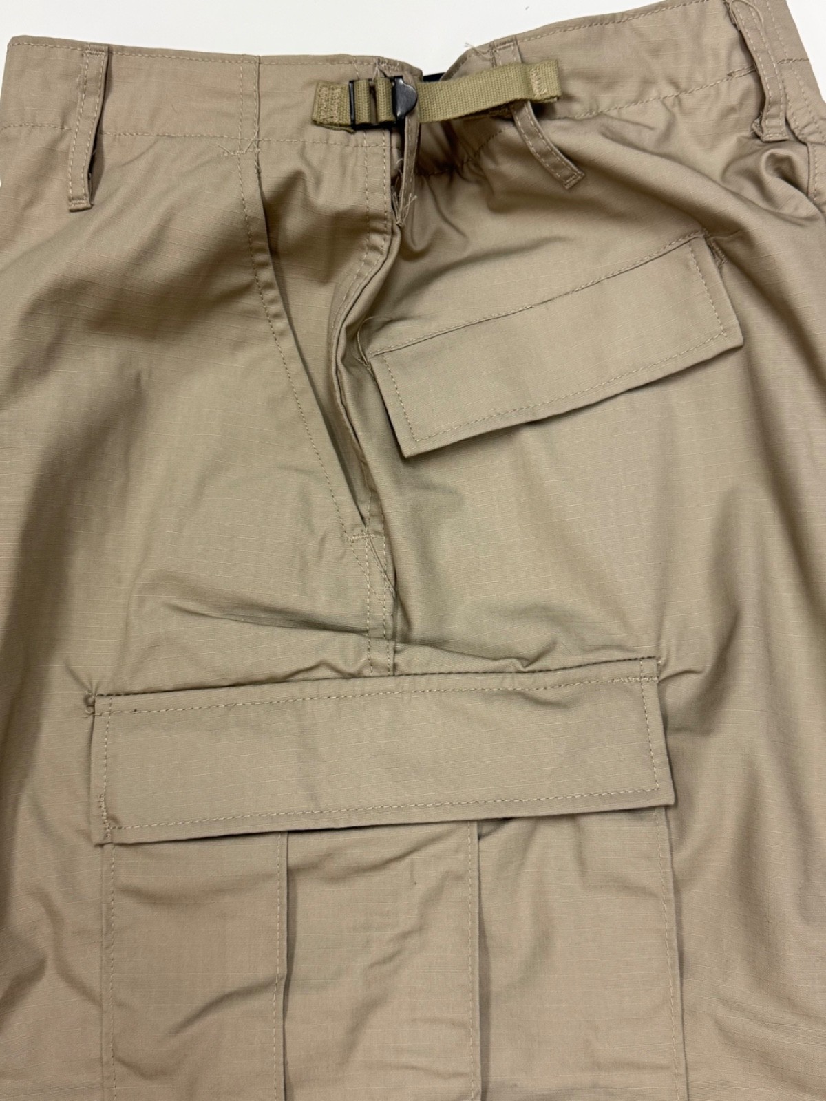 Khaki BDU Tactical Military Cargo Pants Propper Uniform Zipper Fly 60/40 Ripstop