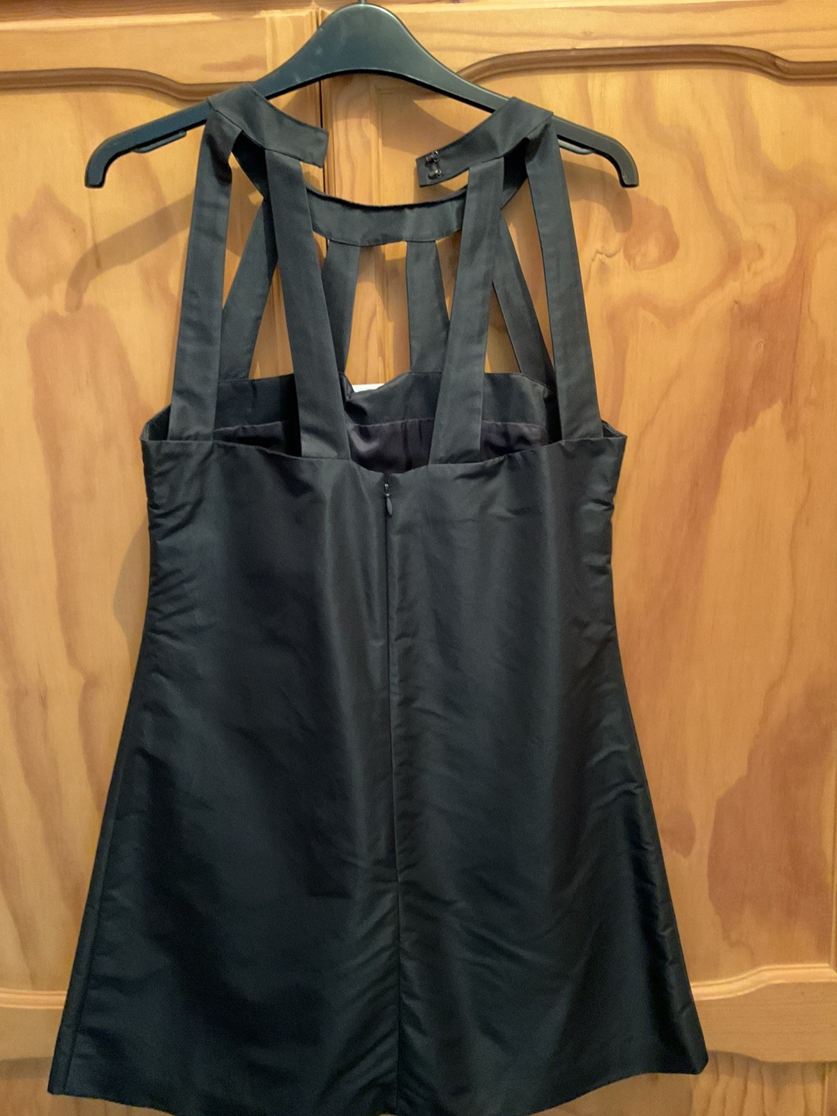 BNWT KATE MOSS TOPSHOP DARKEST MIDNIGHT BLUE SHIFT CAGE DRESS UK 10 38 +Hanger
