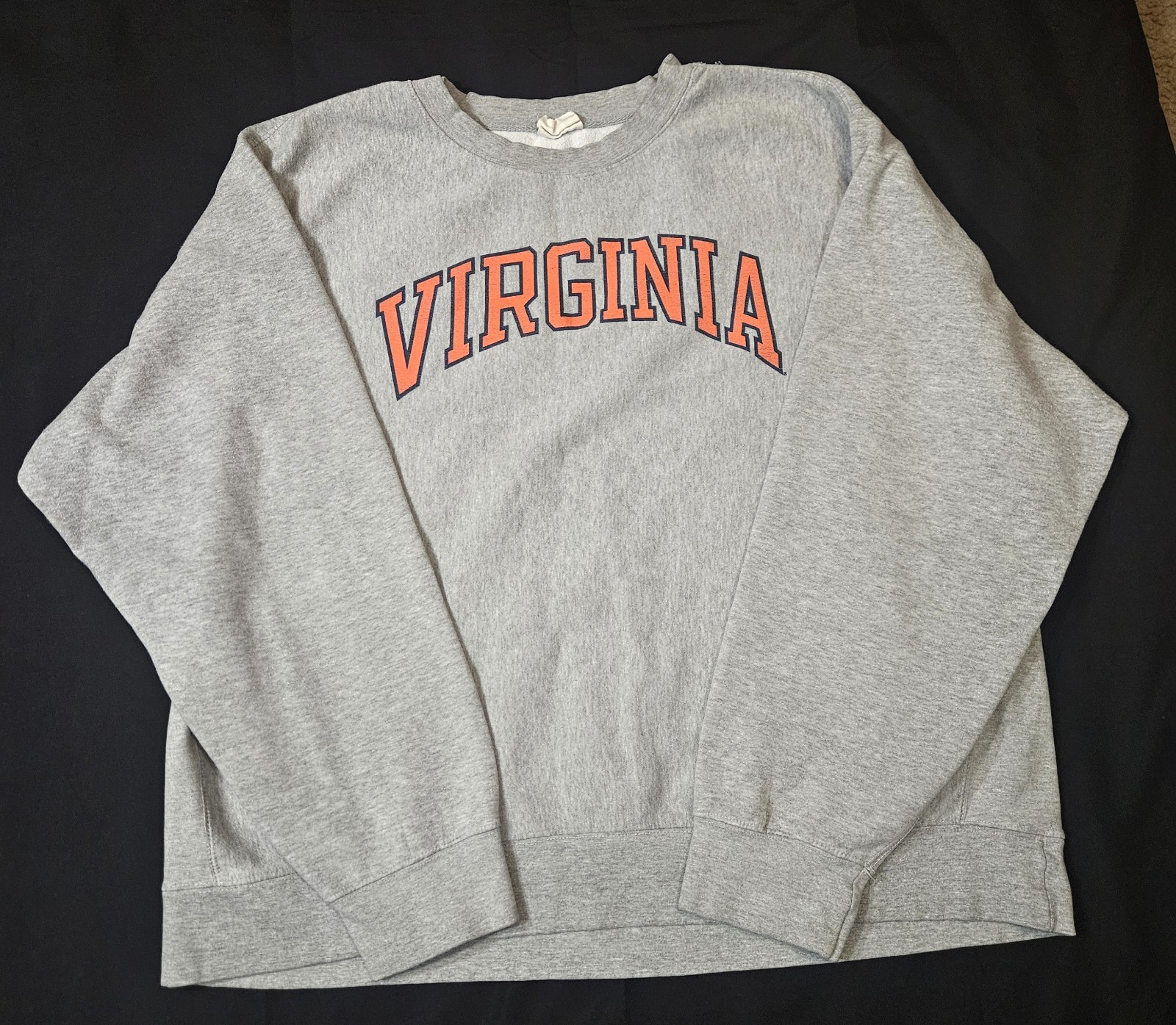 Vintage University Of Virginia Crewneck Sweatshirt MV Sport Pro Weave 2XL