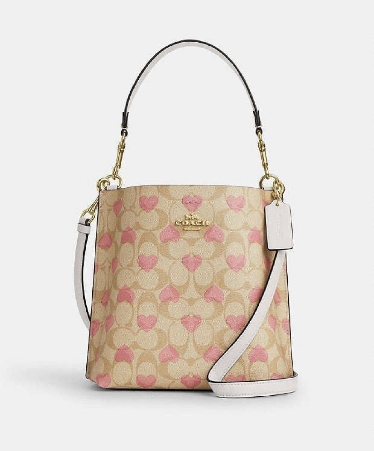 NWT Coach Mini Jamie Camera Crossbody Bag With Heart Print For Valentine’s Day