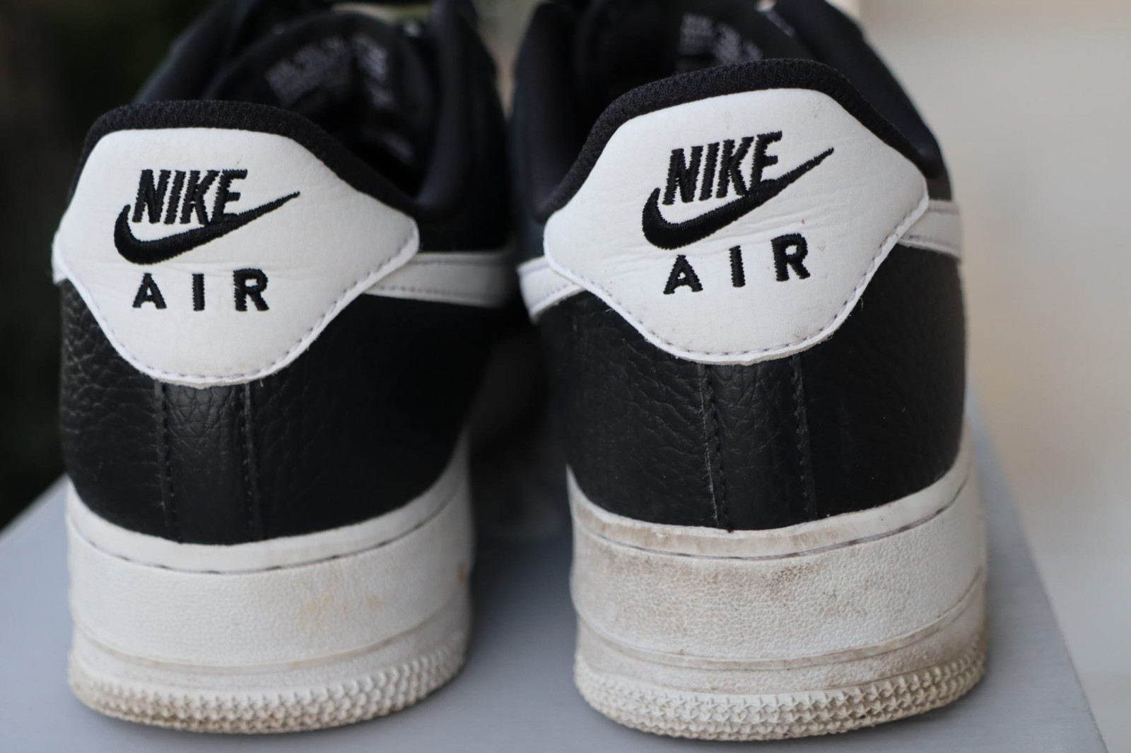 Nike Air Force 1 ’07 Black White Low Top Sneakers Men’s US 9.5 EU 43 Leather