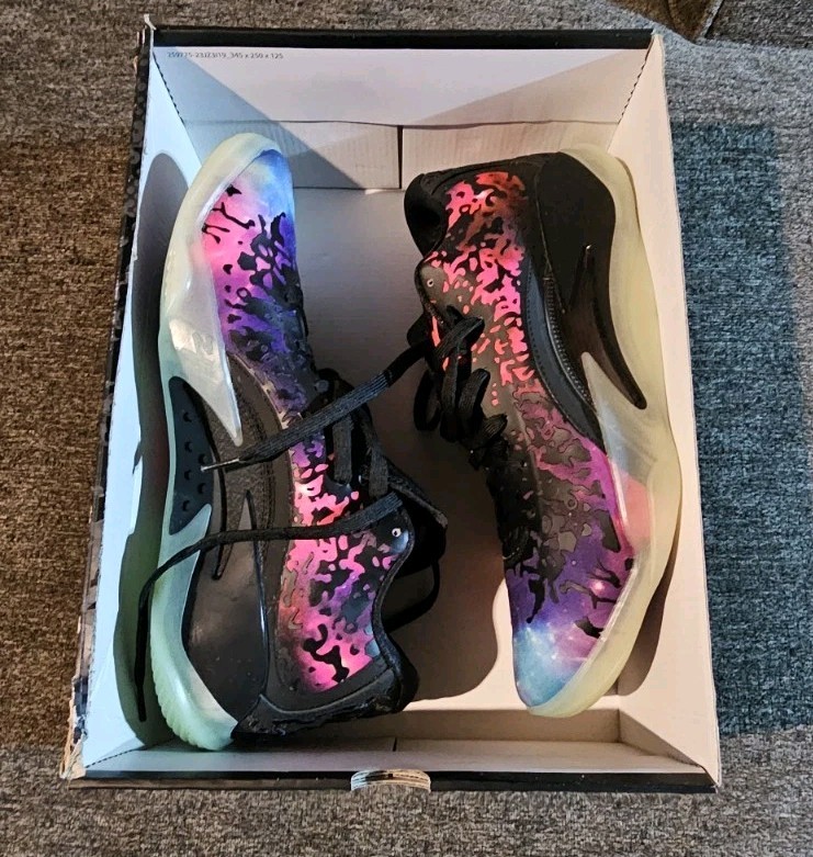 Nike Jordan Zion 3 Black Solar Red Purple Shoes Mens Size 12 – Lift Off