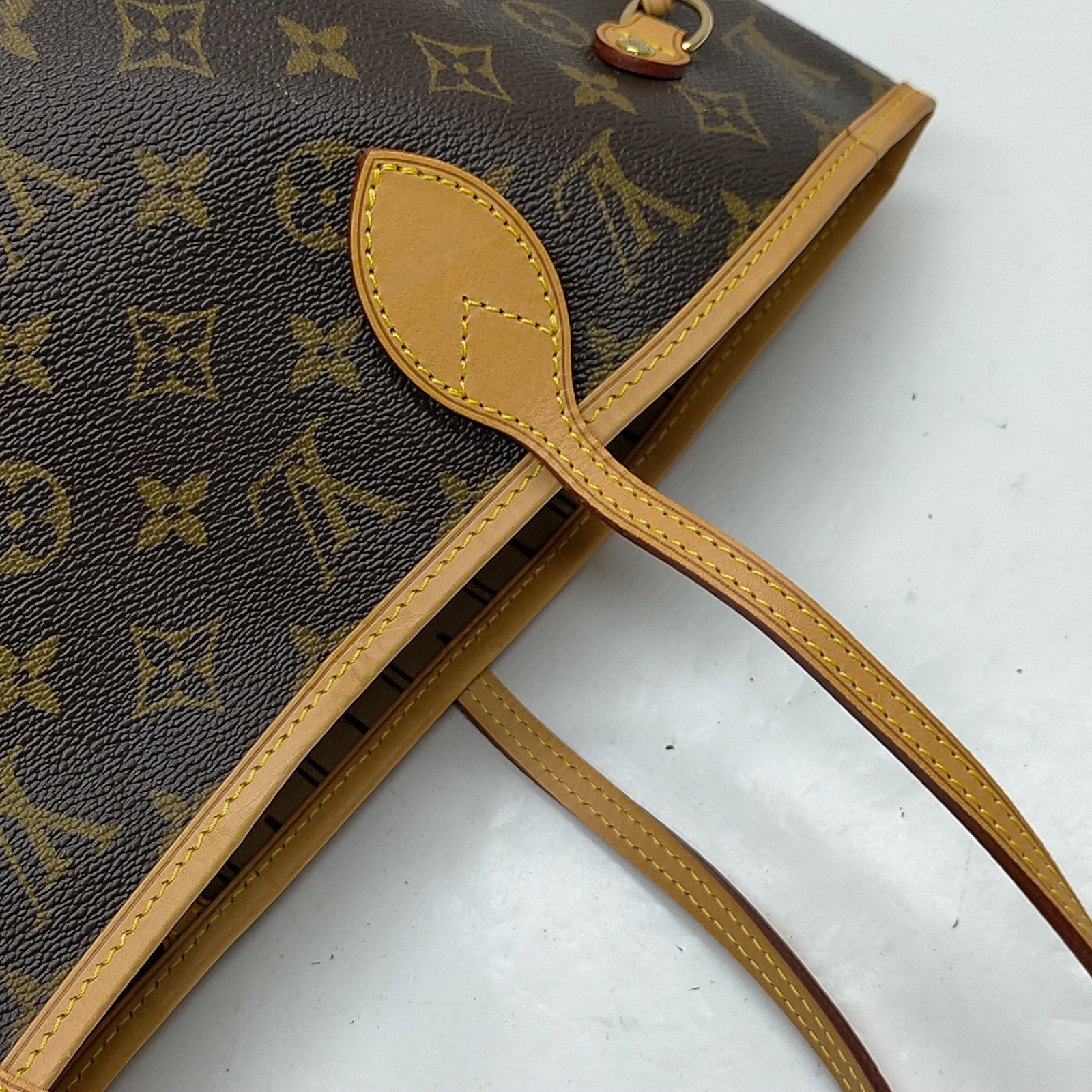 Louis Vuitton LV Tote Bag Neverfull MM Brown Monogram 3279896