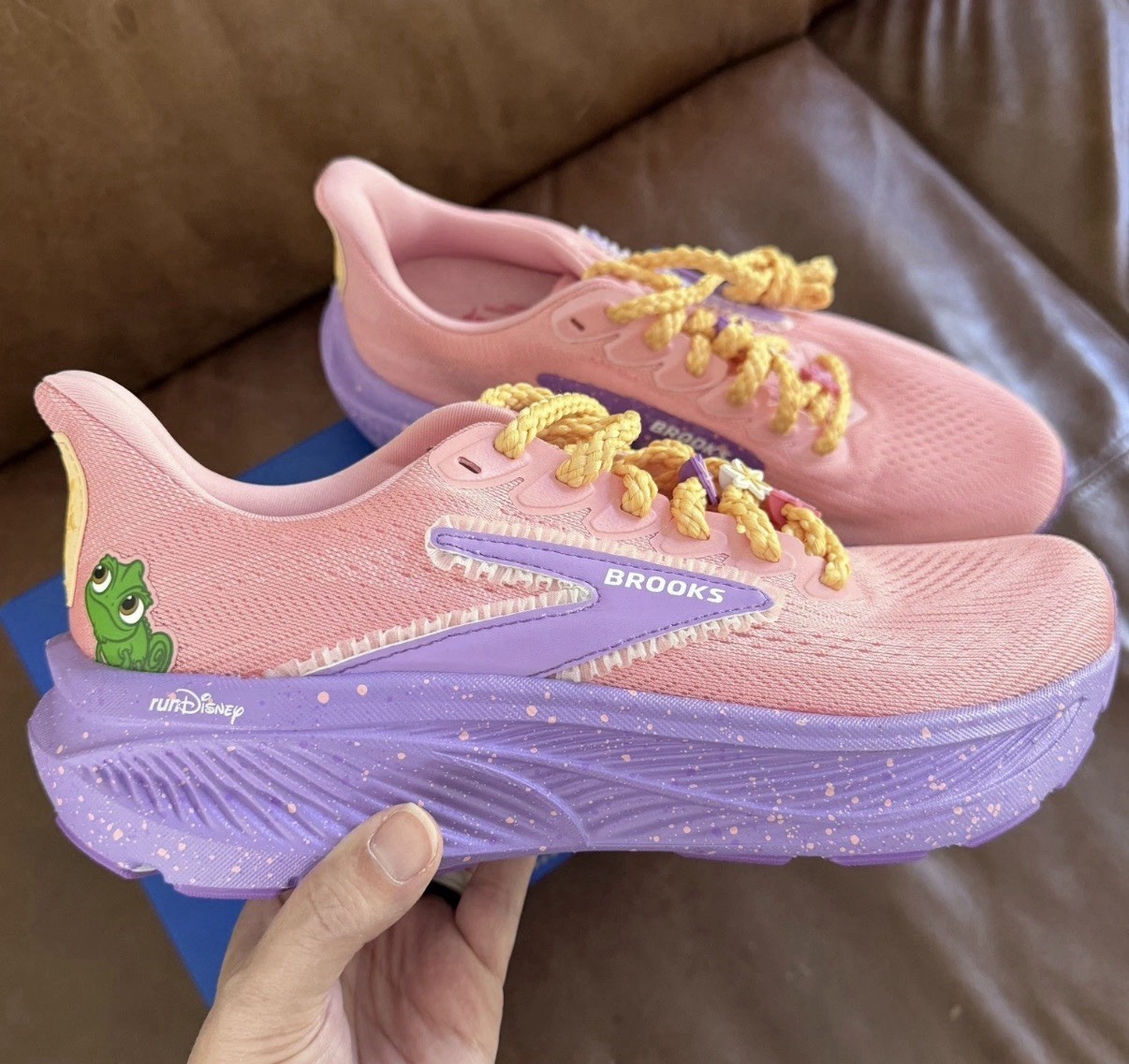 2026 RunDisney Brooks Ghost 17 Rapunzel Princess Shoes Women’s sizes 7.5-9