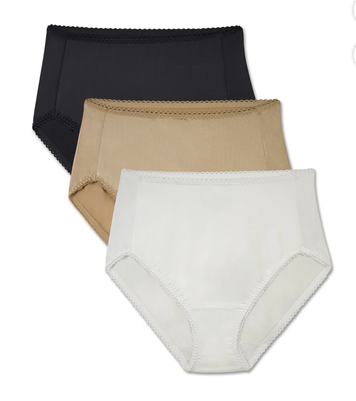 Women’s Radiant Vanity Fair 3 Pack Hi-Cut Light Control Underwear 4XL (11) NEW