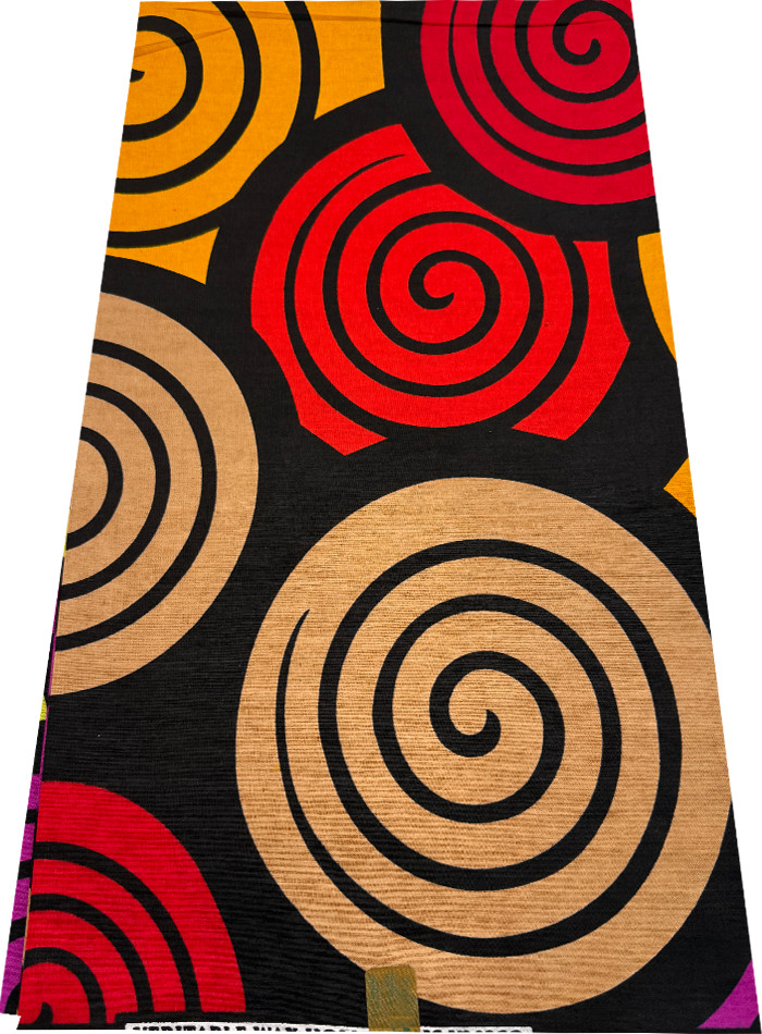 African Super Quality Wax Prints Sell by 6 Yards- Multi Color