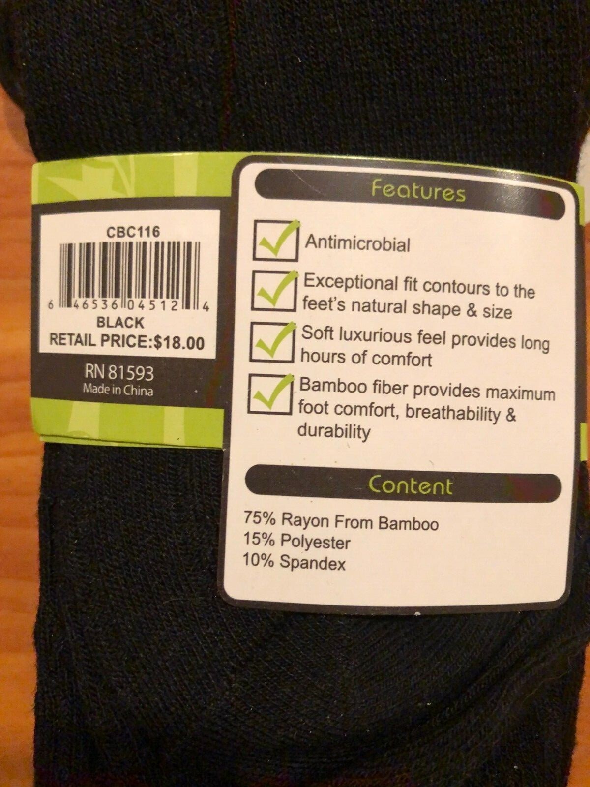 3 Pairs BAMBOO BLEND Luxury Socks 75% Rayon from Bamboo $18 Fits Shoe size 7-12