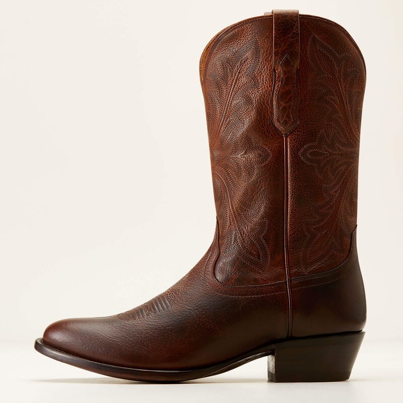 Men’s Ariat Bench Made James Bison Western Boots 10D Saddle Brown 10044812 NIB