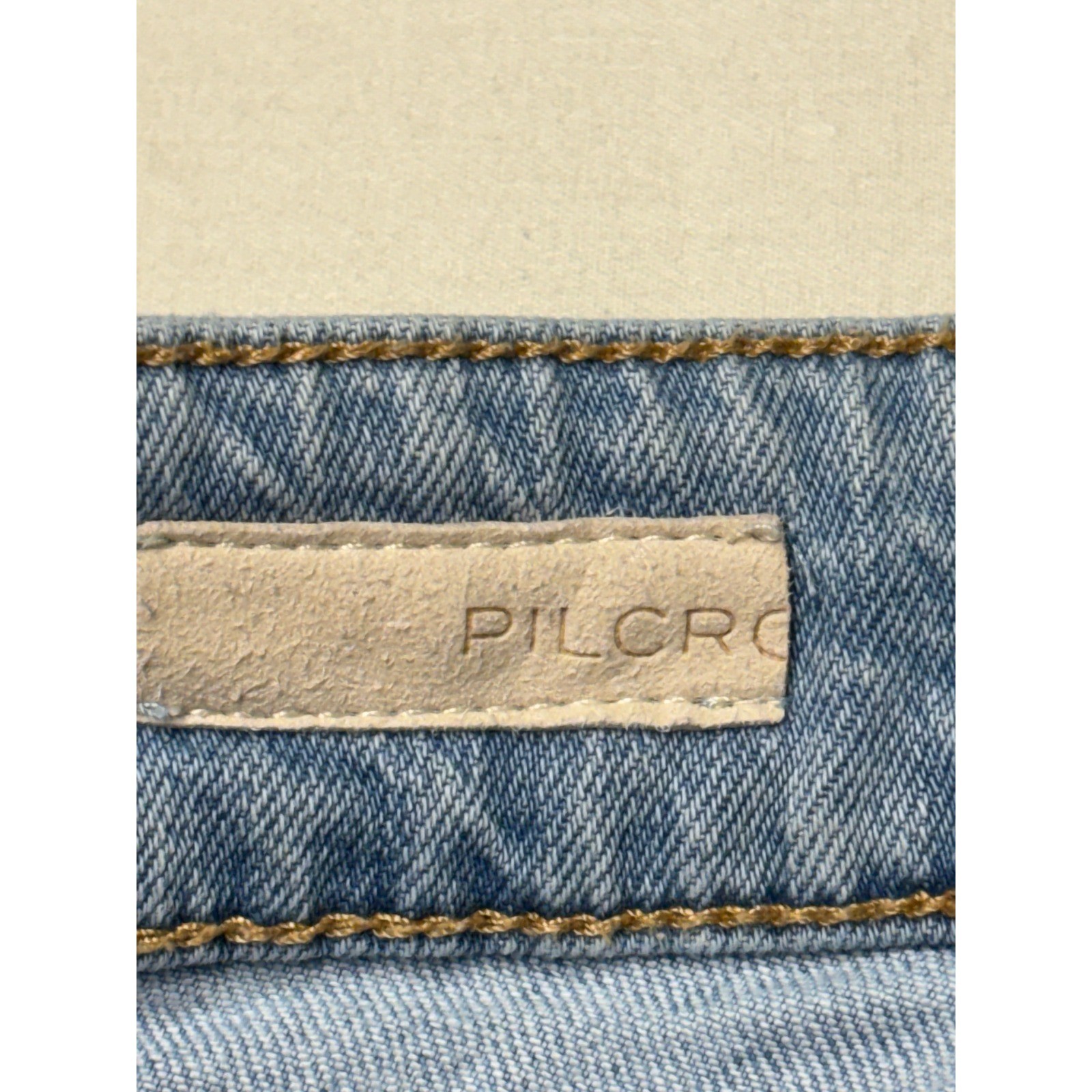 Pilcro The Vintage Straight Jeans Light Wash Southwestern Side Stripe Womens 25