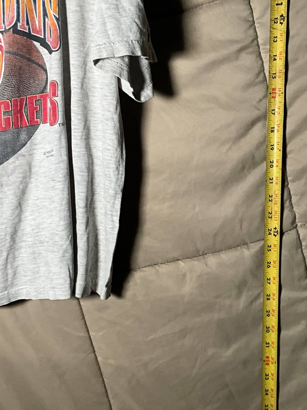 Vintage 1995 Houston Rockets Western Conference Back To Back Champions TShirt L
