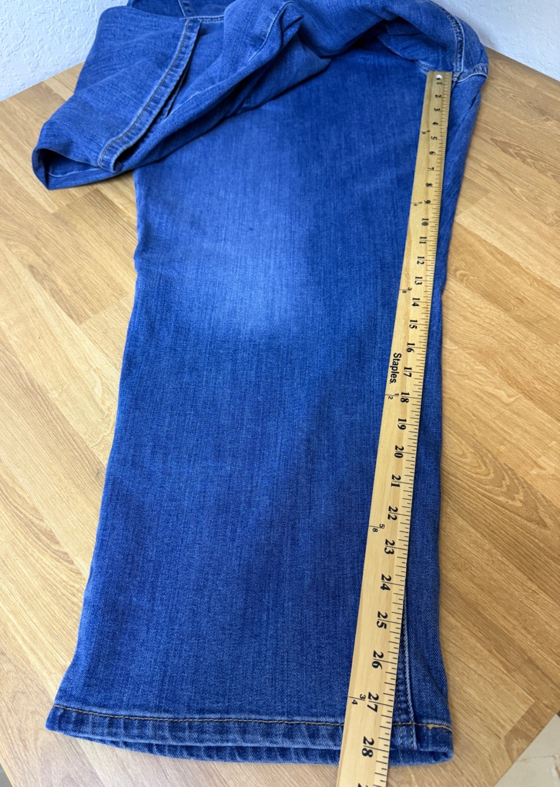 Levis 541 Jeans Men 56×30 B&T Blue Denim Stretch Athletic Fit Tapered Leg 28 NWT
