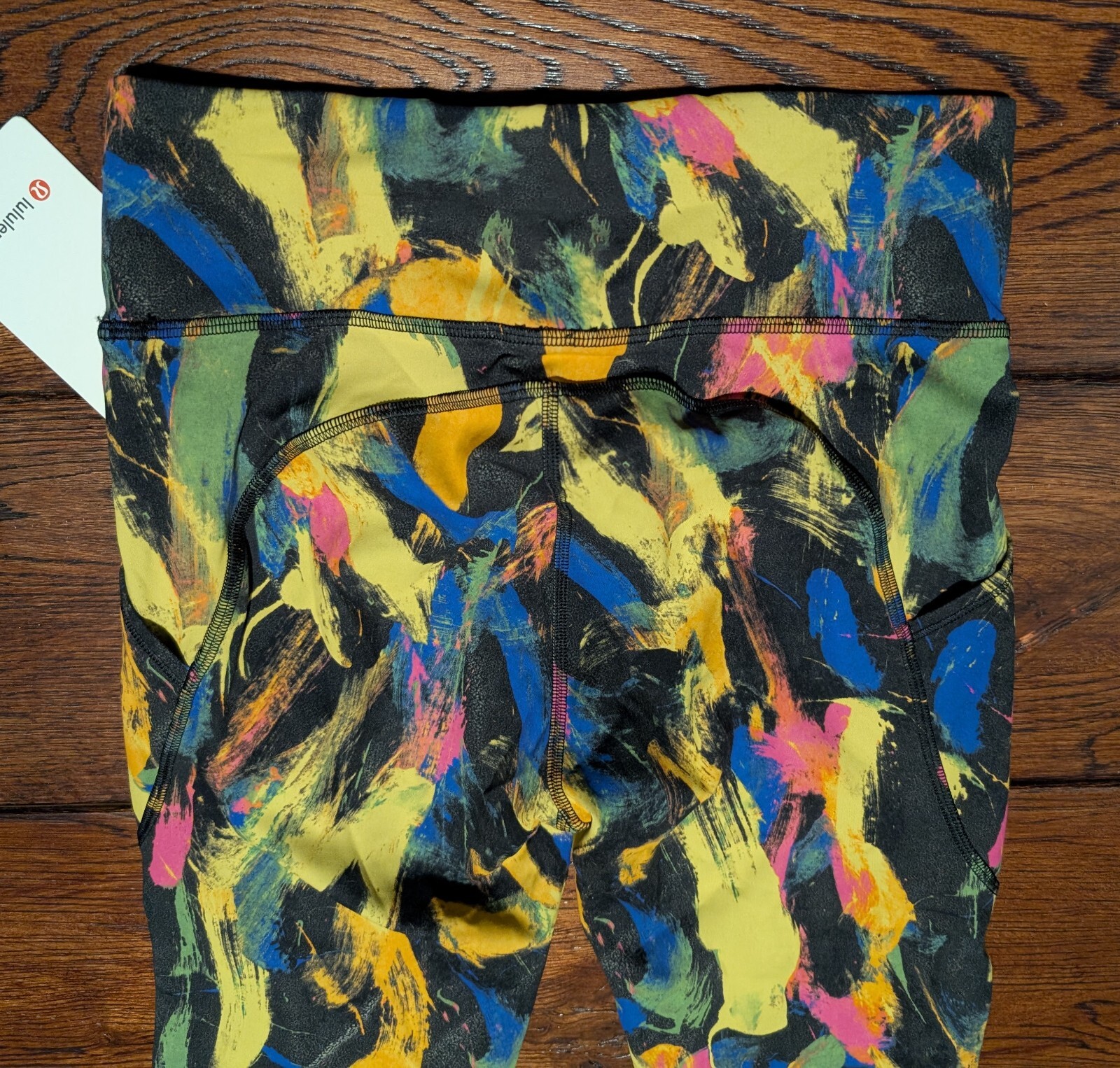 Lululemon Invigorate High-Rise Tight 25″ in Undertone Black Multi Size 6 – NWT