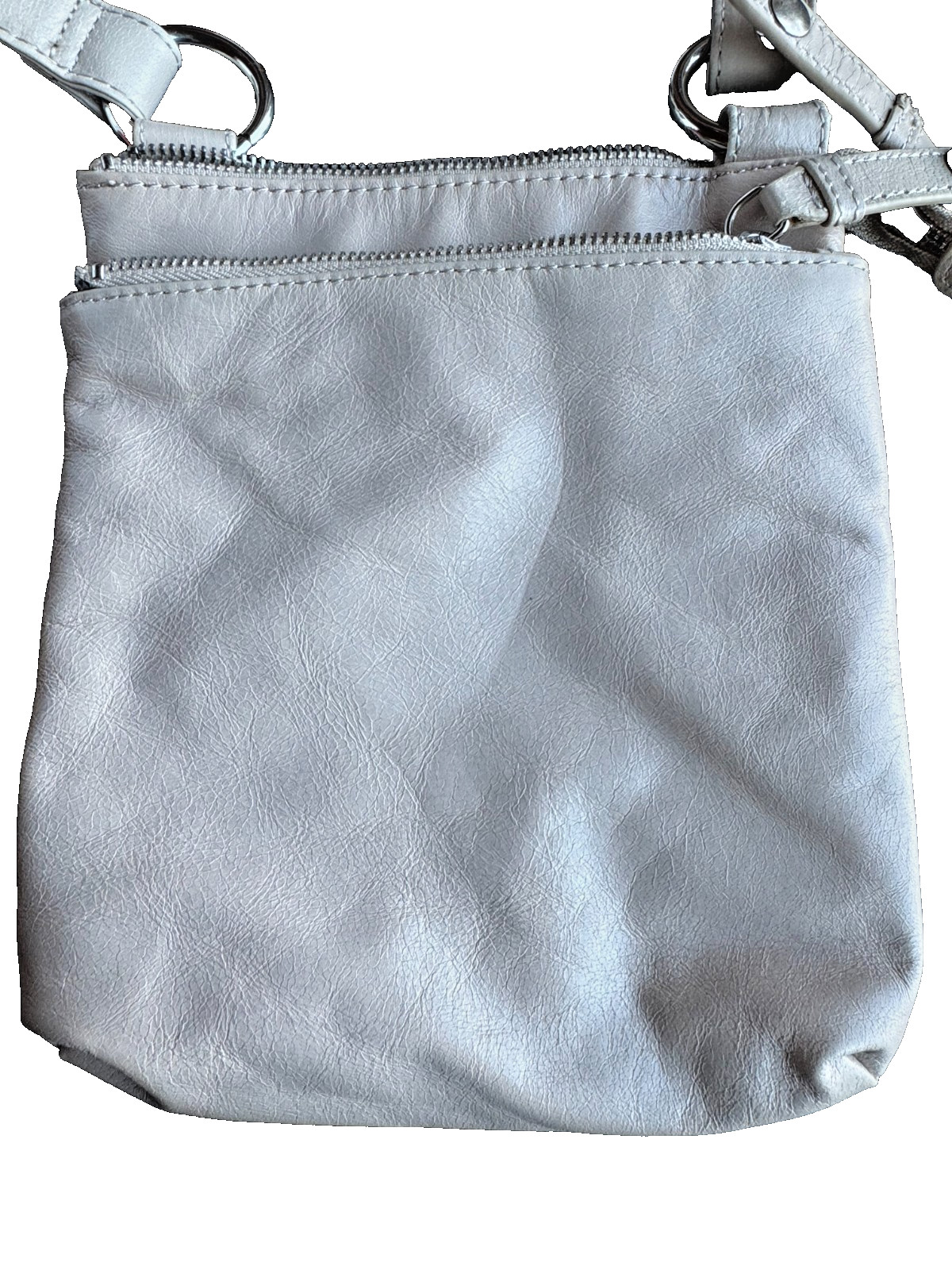 HOBO The Original Crossbody Leather Purse Bag in Cream/Beige/Stone – EUC