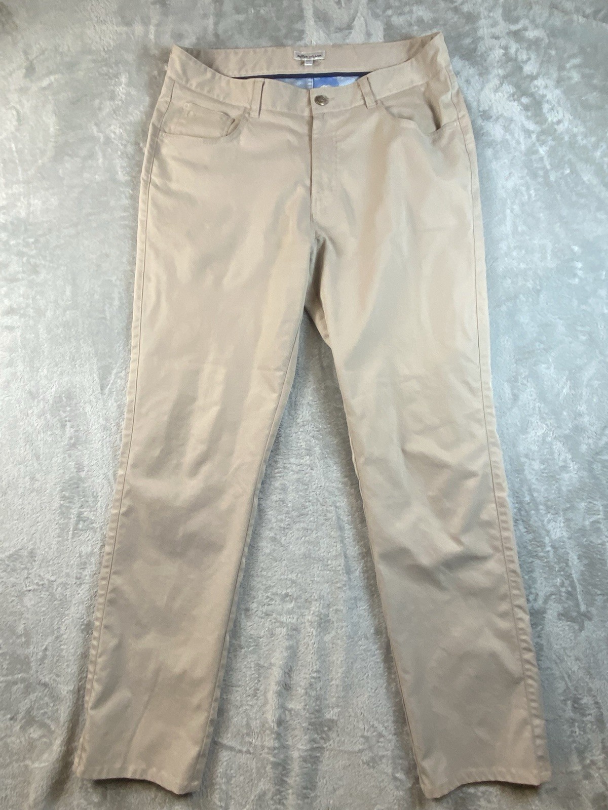 Peter Millar Crown Sport Performance Pants 35×34 Khaki Golf Travel