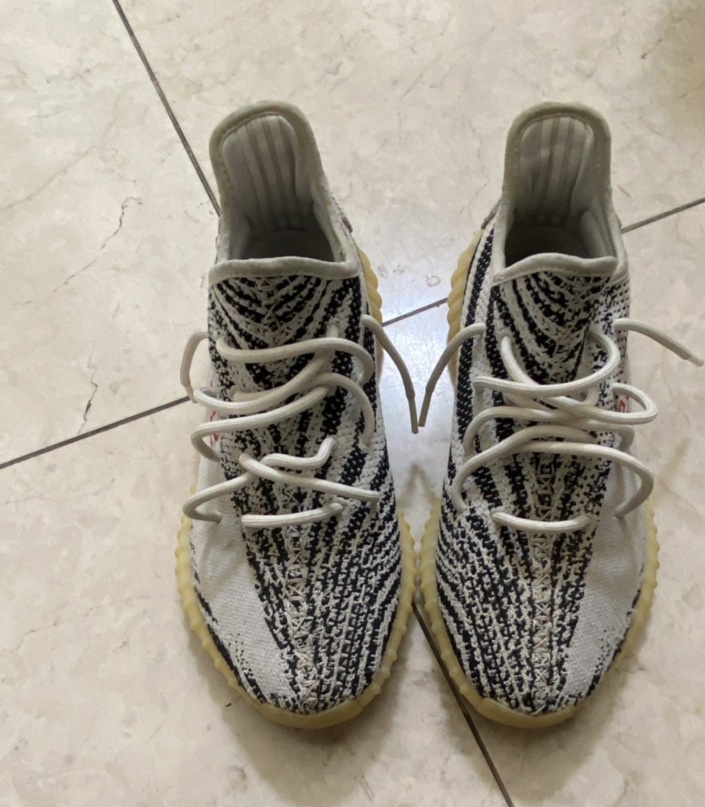 adidas Yeezy Boost 350 V2 Zebra CP9654 Kanye West White/Core Black/Red Low Top