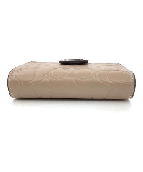 COACH Medium Corner Zip Wallet Signature Taupe CM241 SVDTV