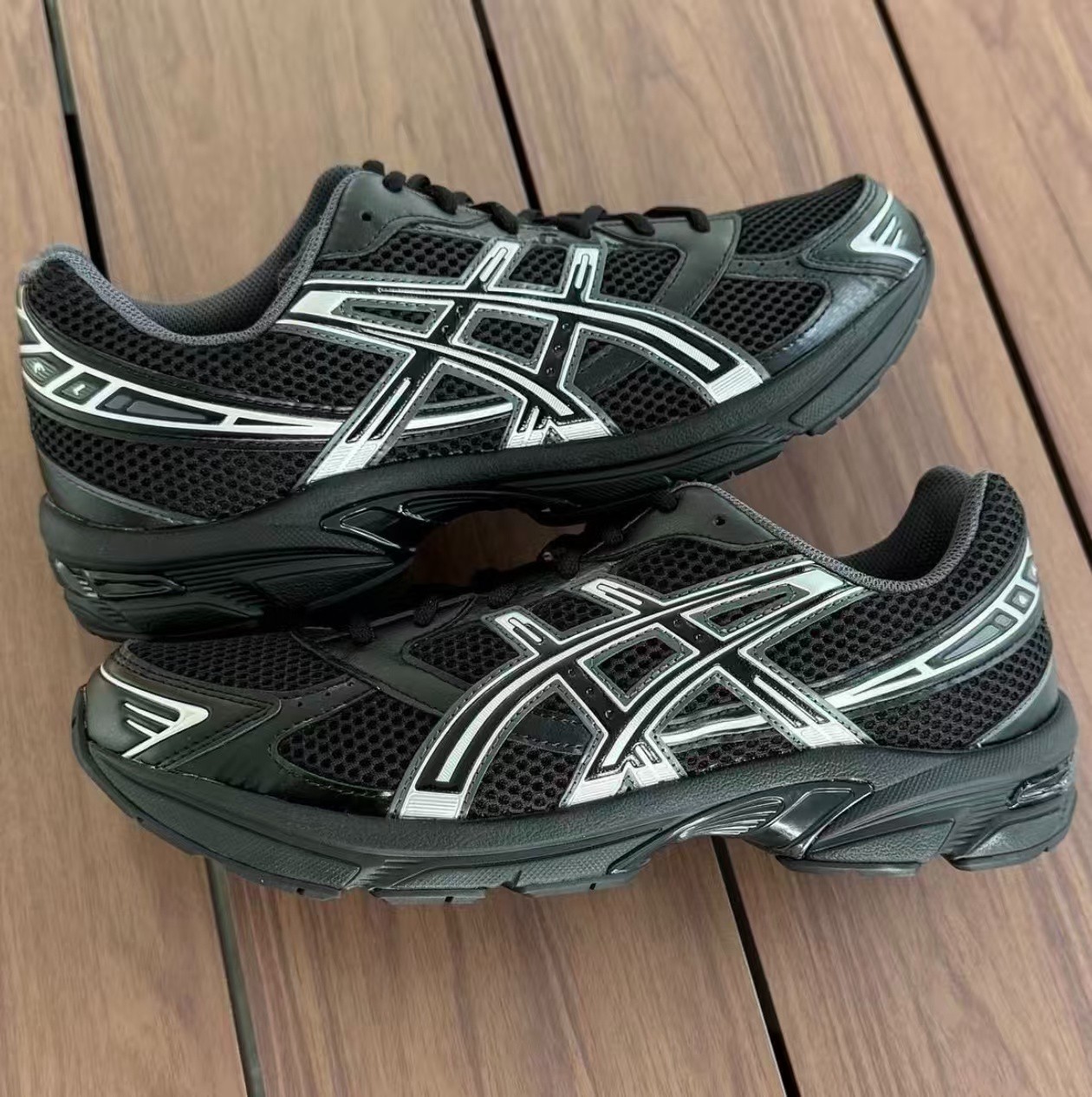 ASICS Gel 1130 Black Silver 1201A906-001 Men’s Size
