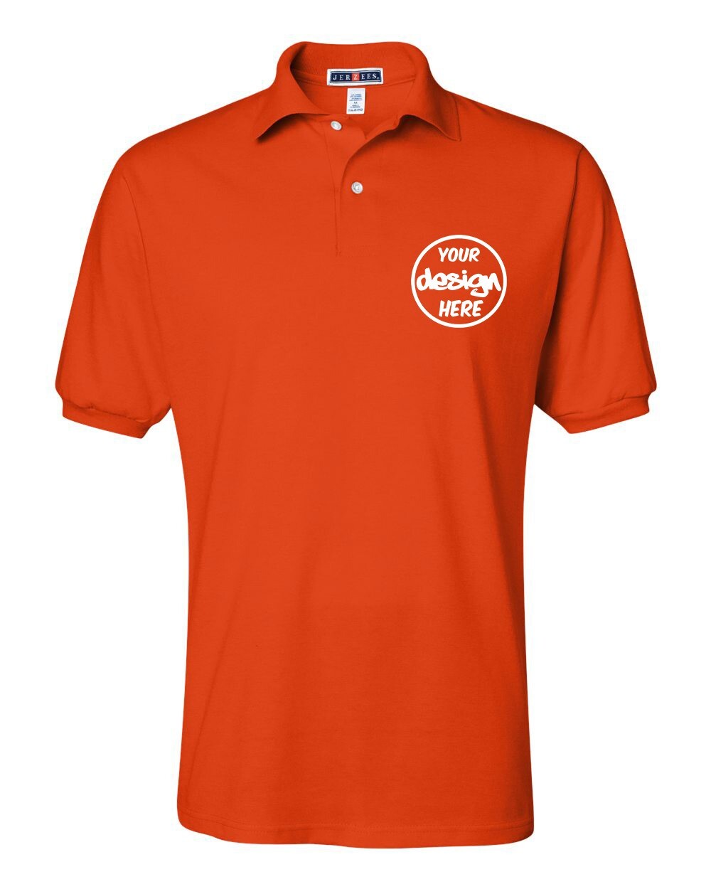 Ink Stitch Design Your Own Custom Logo Texts Stitching Men Jersey Polo Shirts