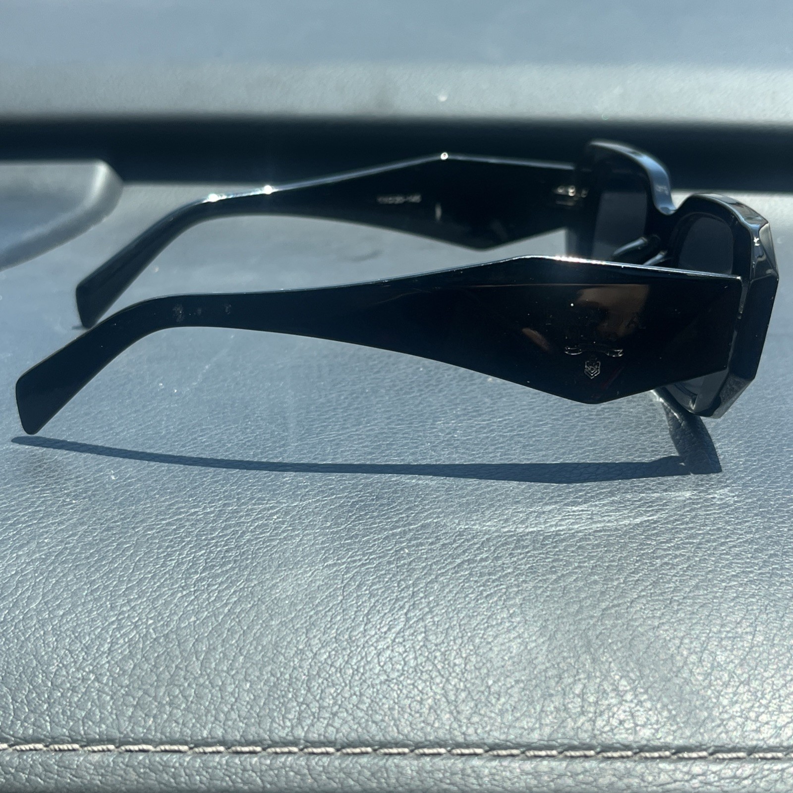 Prada PR17WS 1AB5S049 Women’s Sunglasses 49 mm Black / Dark Grey Lens