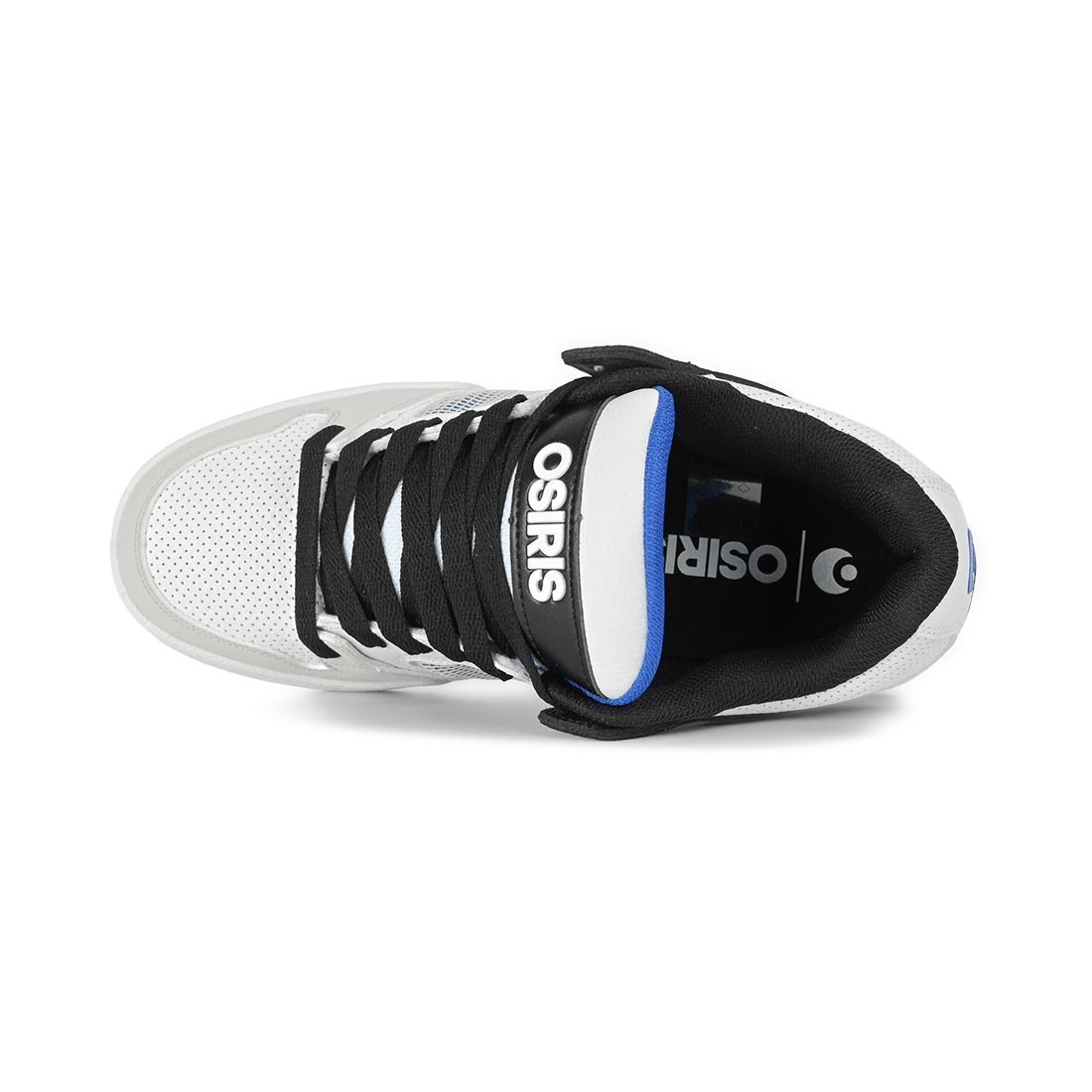 Osiris Pixel Skate Shoes – White/Black/Blue