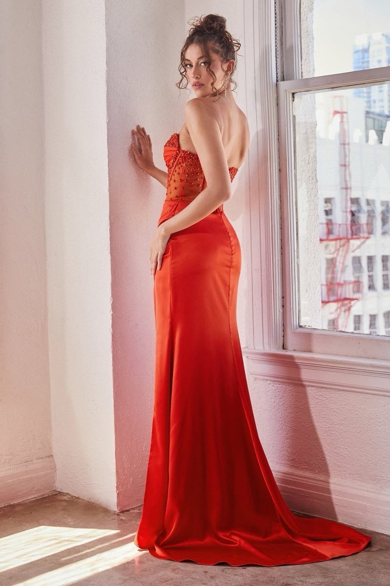 Ladivine By Cinderella Divine CD295 New York Formal Prom Dress Duchess Designer