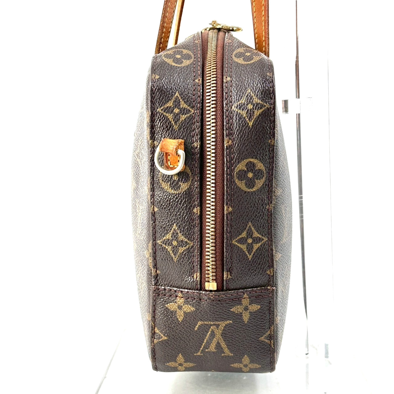 Louis Vuitton Spontini Hand Bag Shoulder Bag Monogram AR0033 Authentic