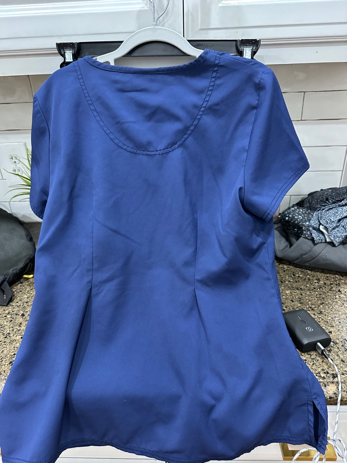 careisma by sophia vergara medium scrub top navy