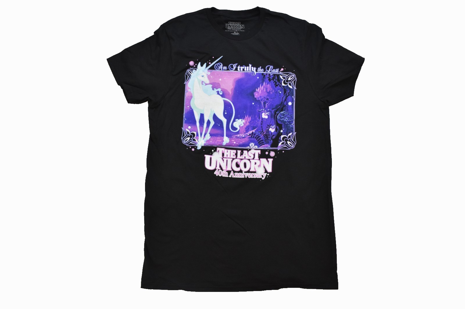 The Last Unicorn 40th Anniversary I Am Truly The Last Mens Shirt New Large