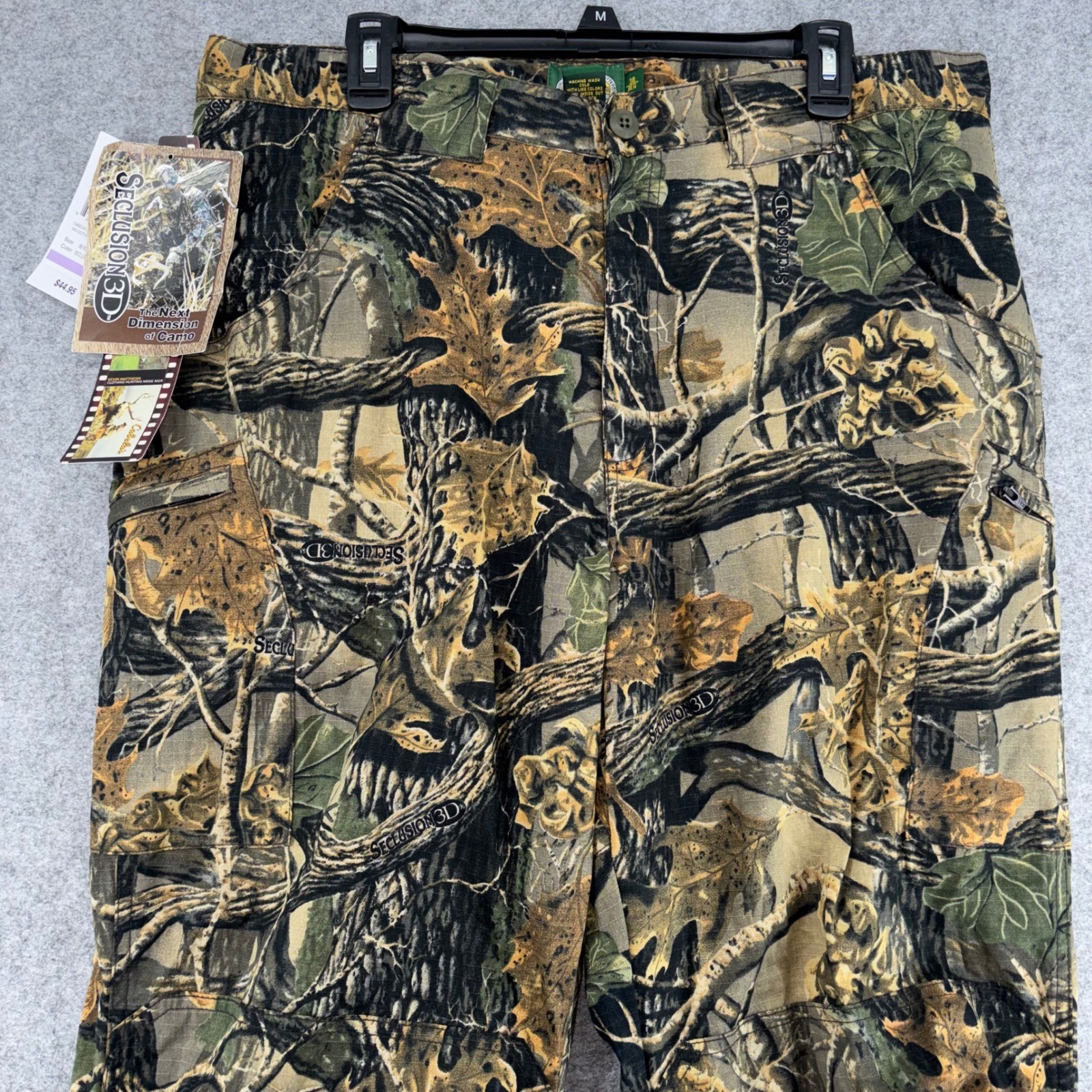 Cabelas Seclusion 3D Camo Ripstop Cargo Pants Mens 38 Reg New NWT 932796