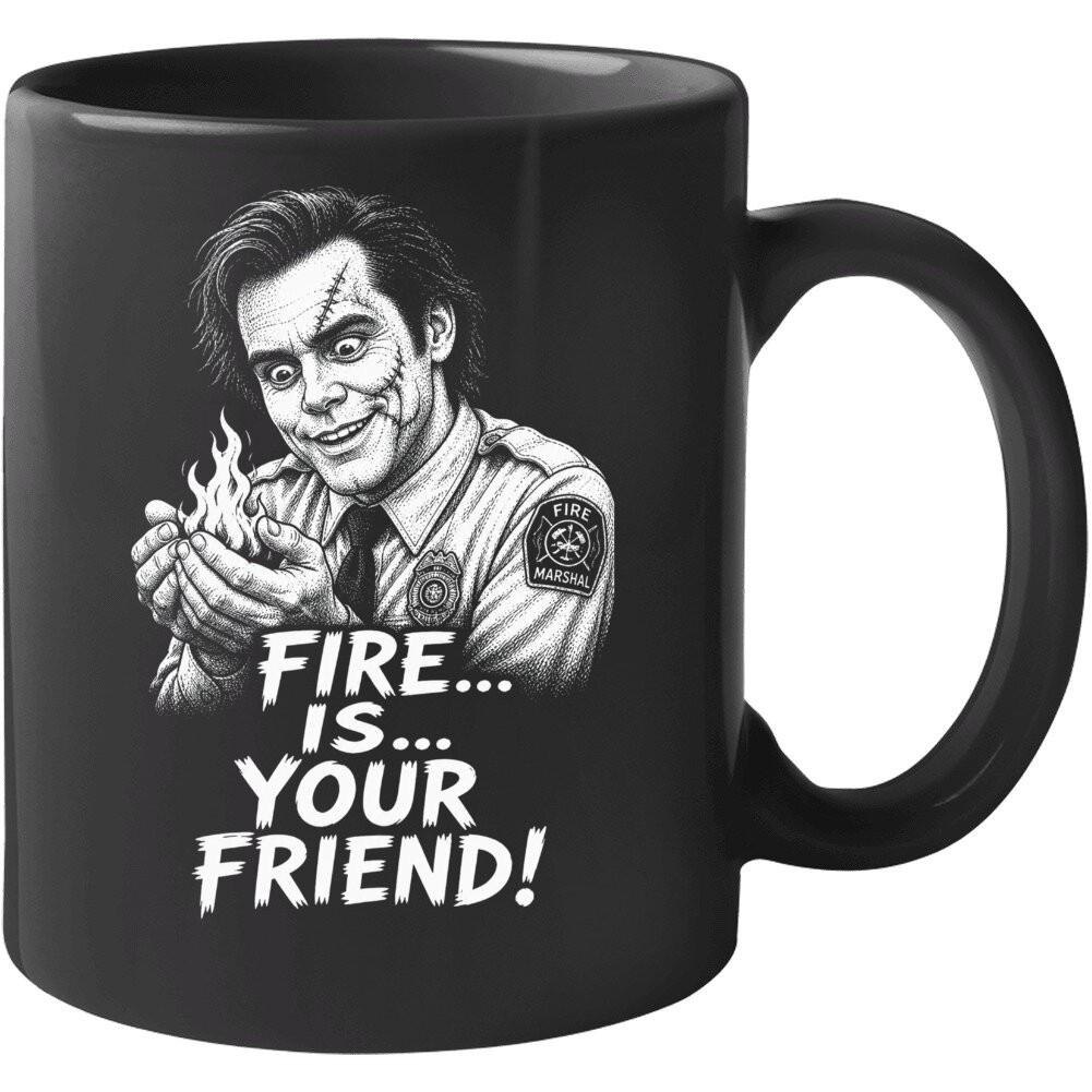 Fire Marshal Bill Fire Is Your Friend Classic Comedy Sketch T Shirt