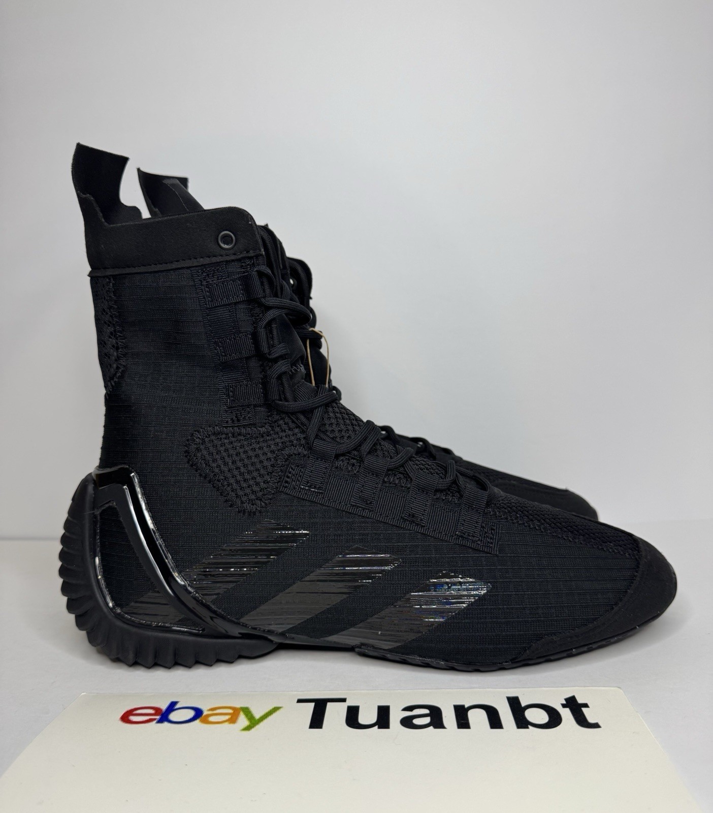 BRAND NEW Adidas Boxing Speedex 23 High Top Mens Shoes Core Black/Carbon IH2734