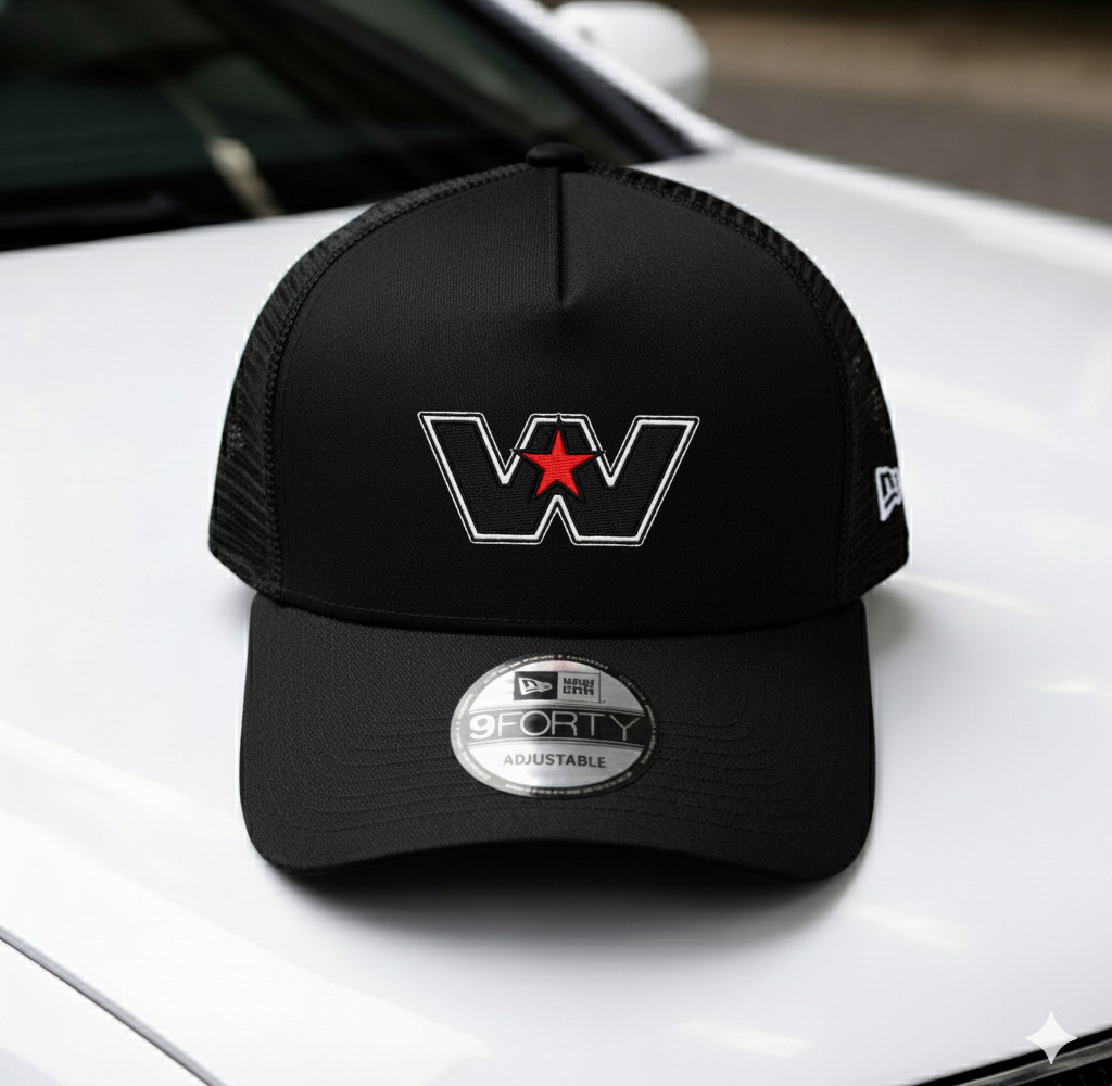 Western Star Trucks Embroidered 9FORTY Trucker Hat Mesh Adjustable Cap