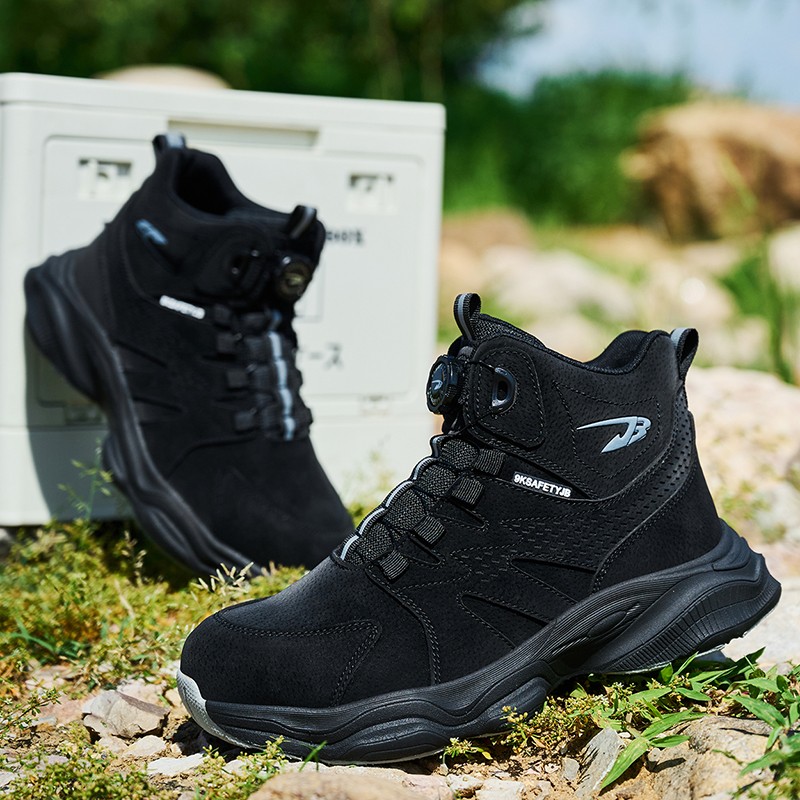 Mens Steel Toe Work Boots Safety Shoes Indestructible Sneakers Lightweight Shoes