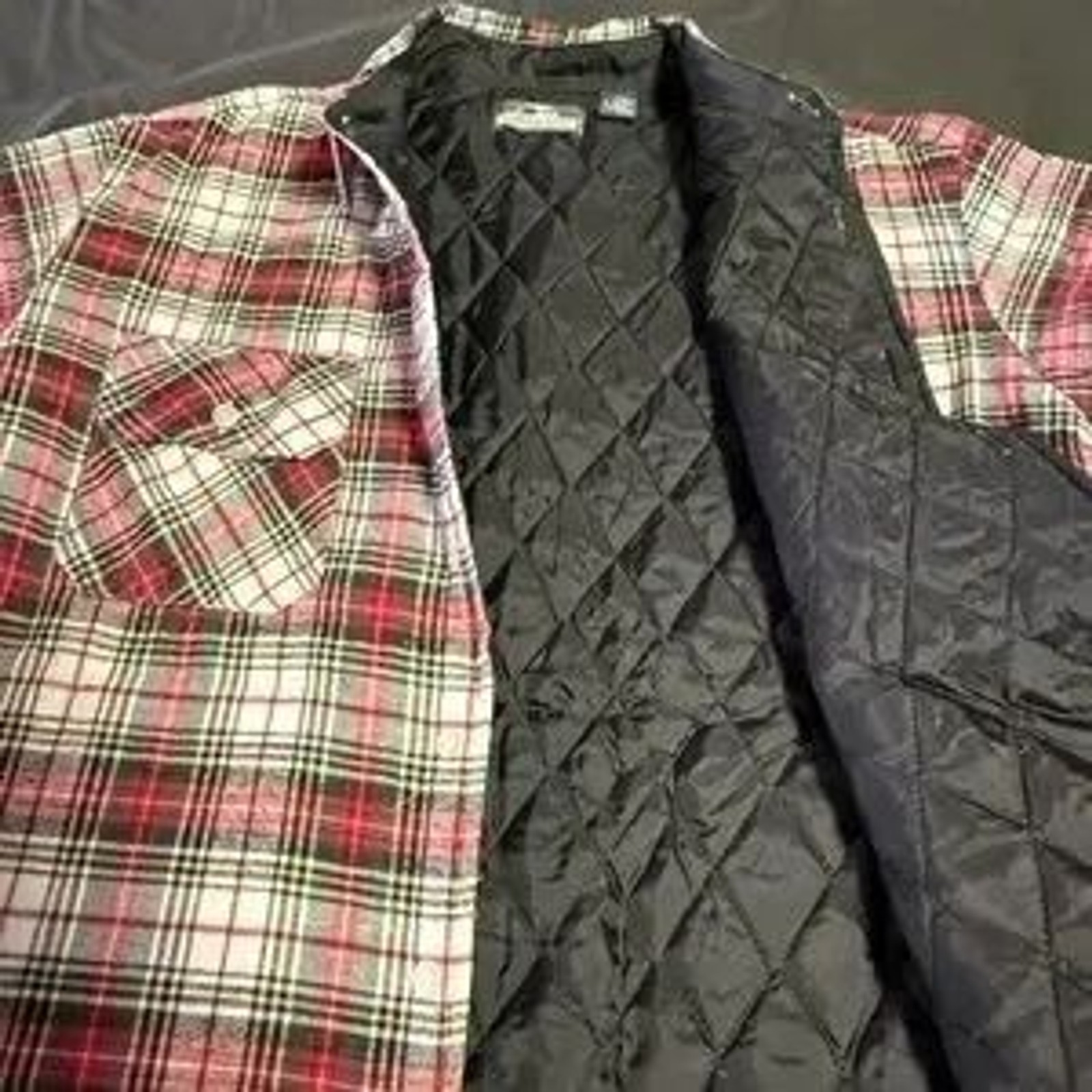 Timber Run | Y2K Quilted Red Plaid Shacket