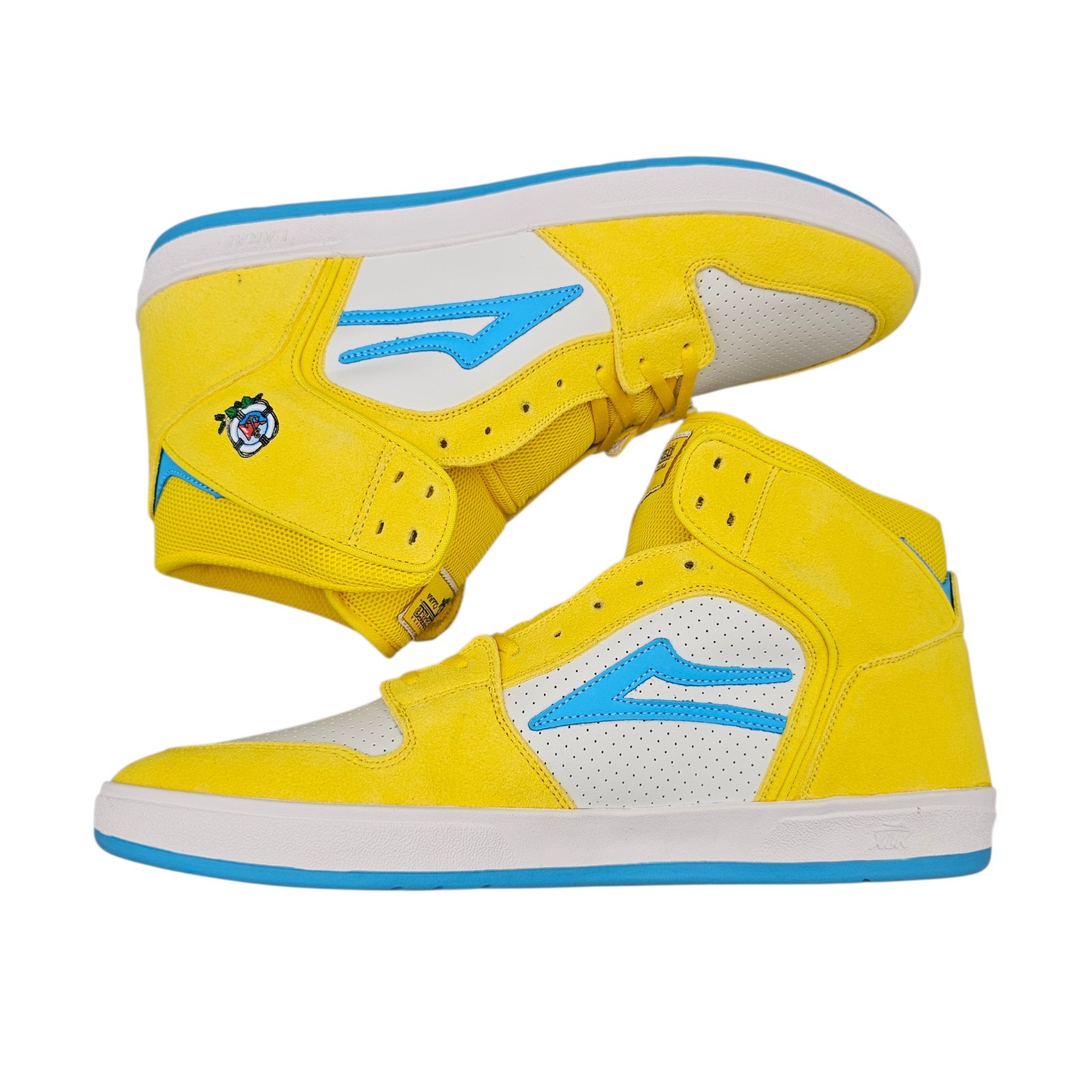 Lakai x Pacifico Men’s Size 14 US Telford High Yellow Skate Sneakers Shoes NIB