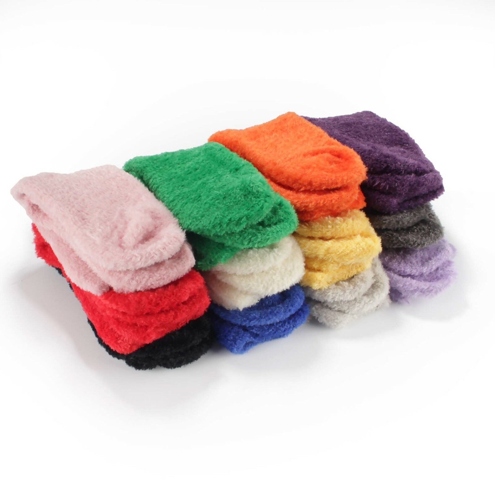 Women’s Super Soft and Cozy Feather Light Fuzzy Socks – Multiple Color Options