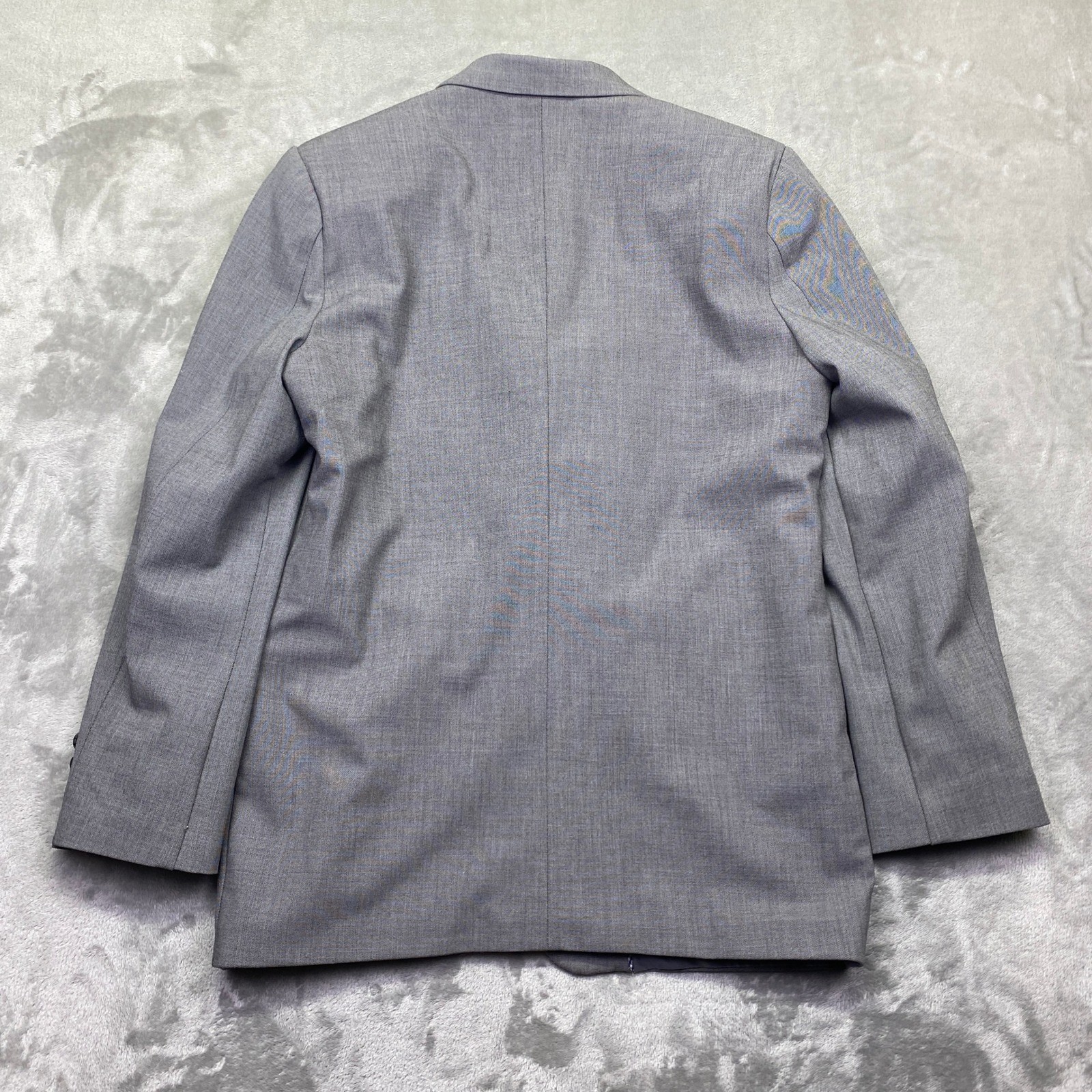 Chaps Boys Medium Grey Two Button Blazer Jacket Style C831164H Size 18 Reg