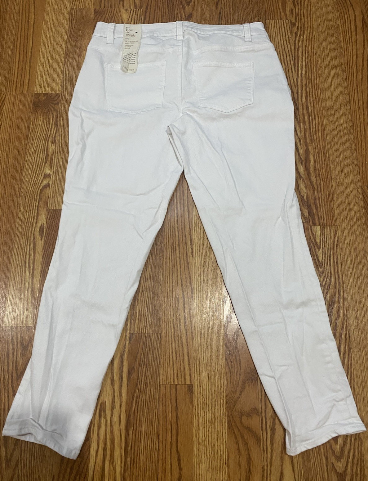 12W White Denim Pants New Without Tags NWOT Plus