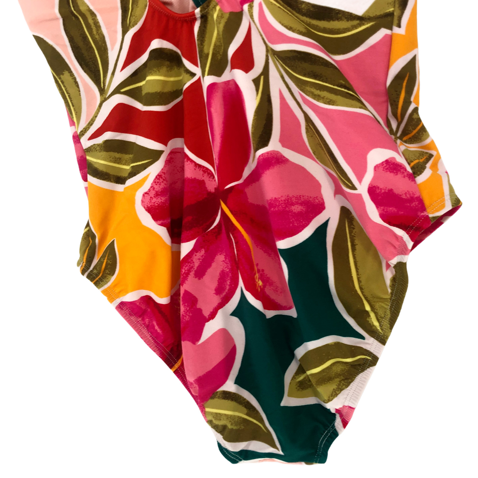 Beach Betty by Miracle Brands Women One Piece Swimsuit Keyhole Floral Size M New