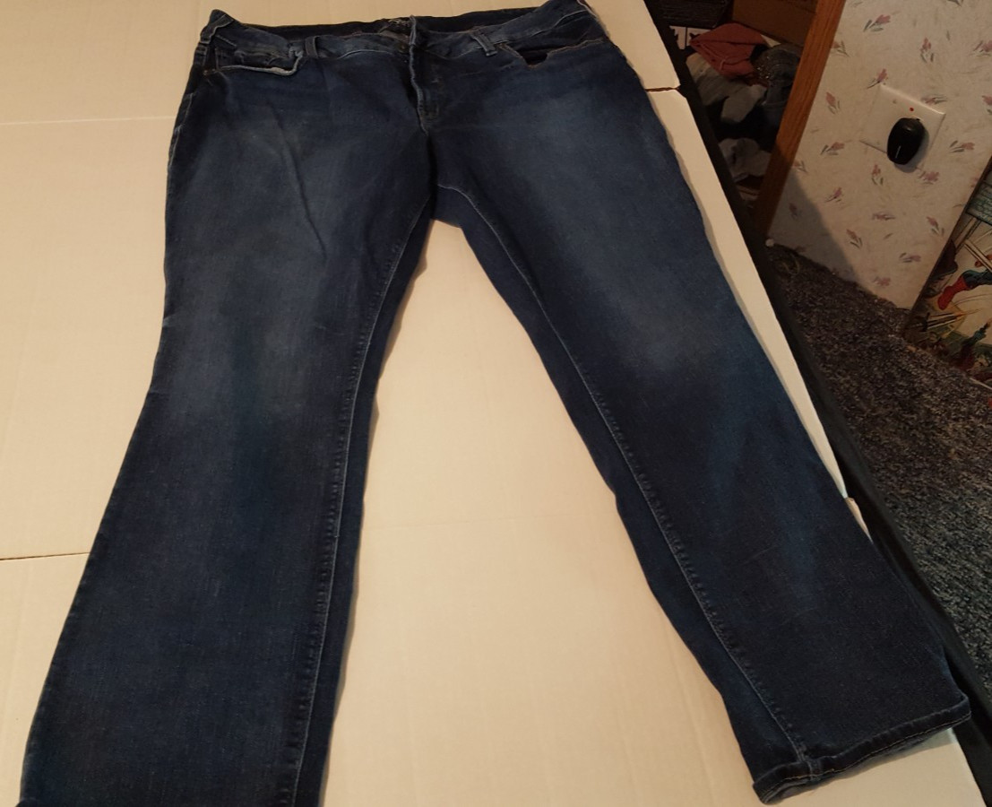 Silver Suki Jeans Fluid Denim Women’s 22/32 Blue Straight