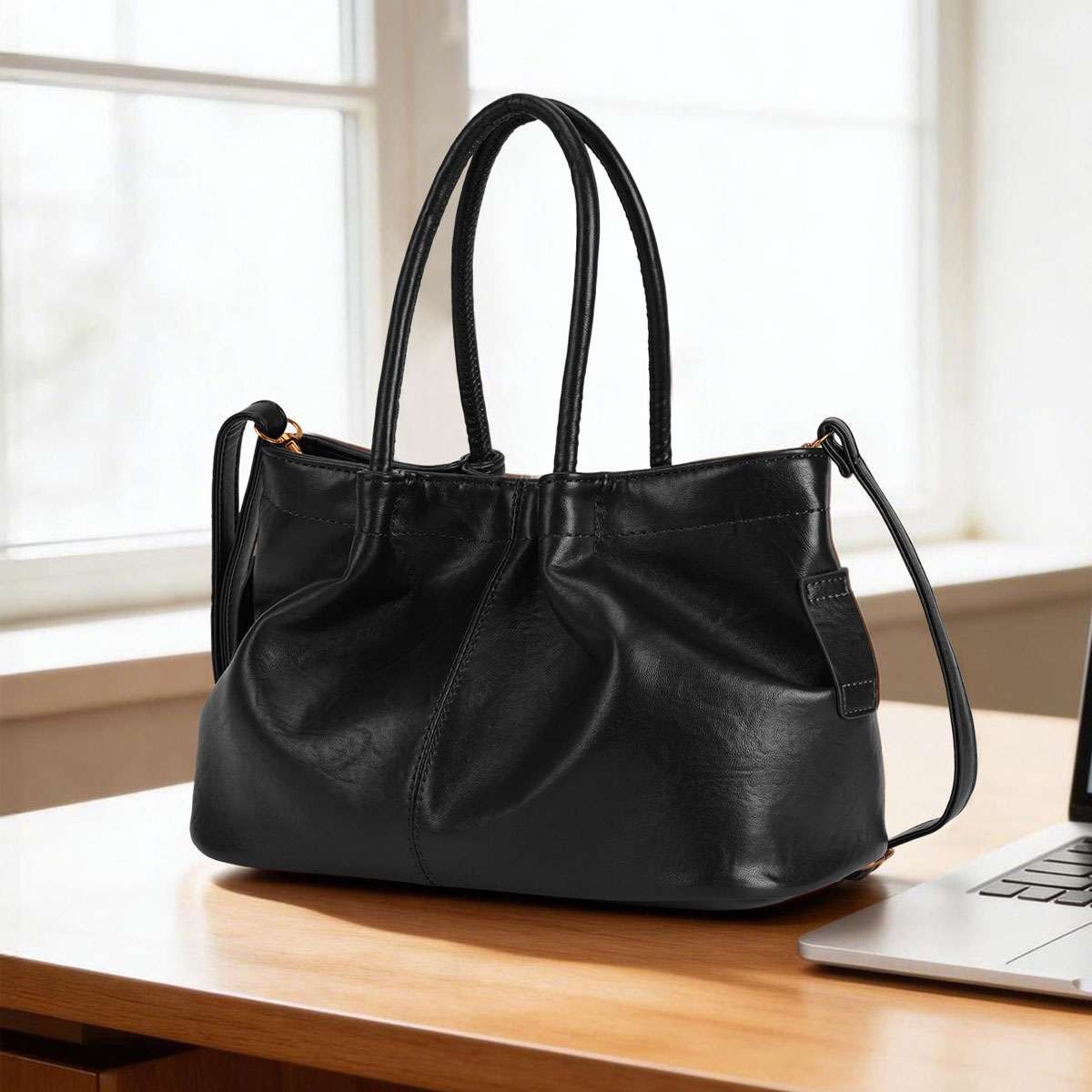 Women Lady Leather Handbags Messenger Shoulder Bags Tote Satchel Purse Large