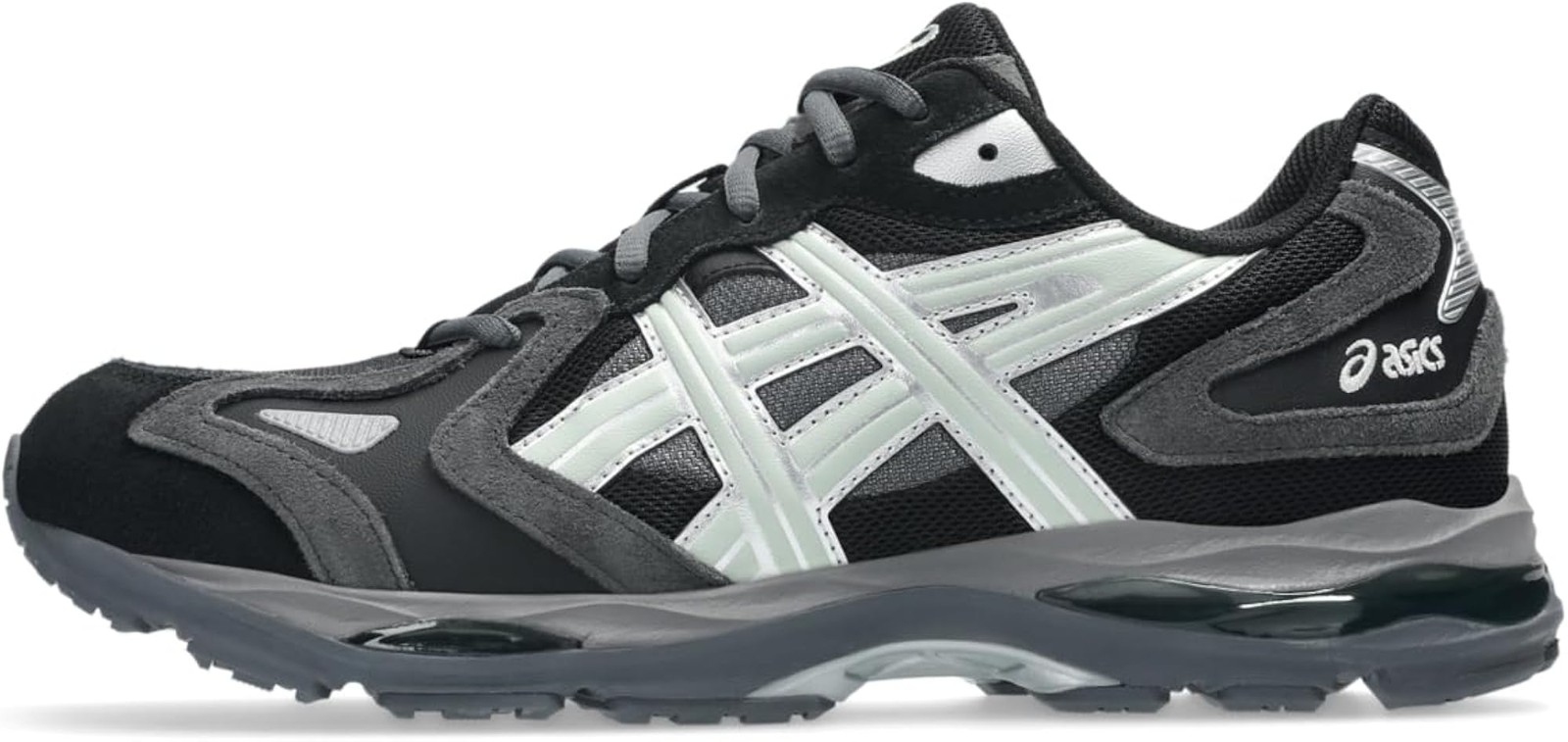 ASICS Unisex GEL-K1011 Sportstyle Shoes – Black/Sage Frost – 15.5 Women/14 Men