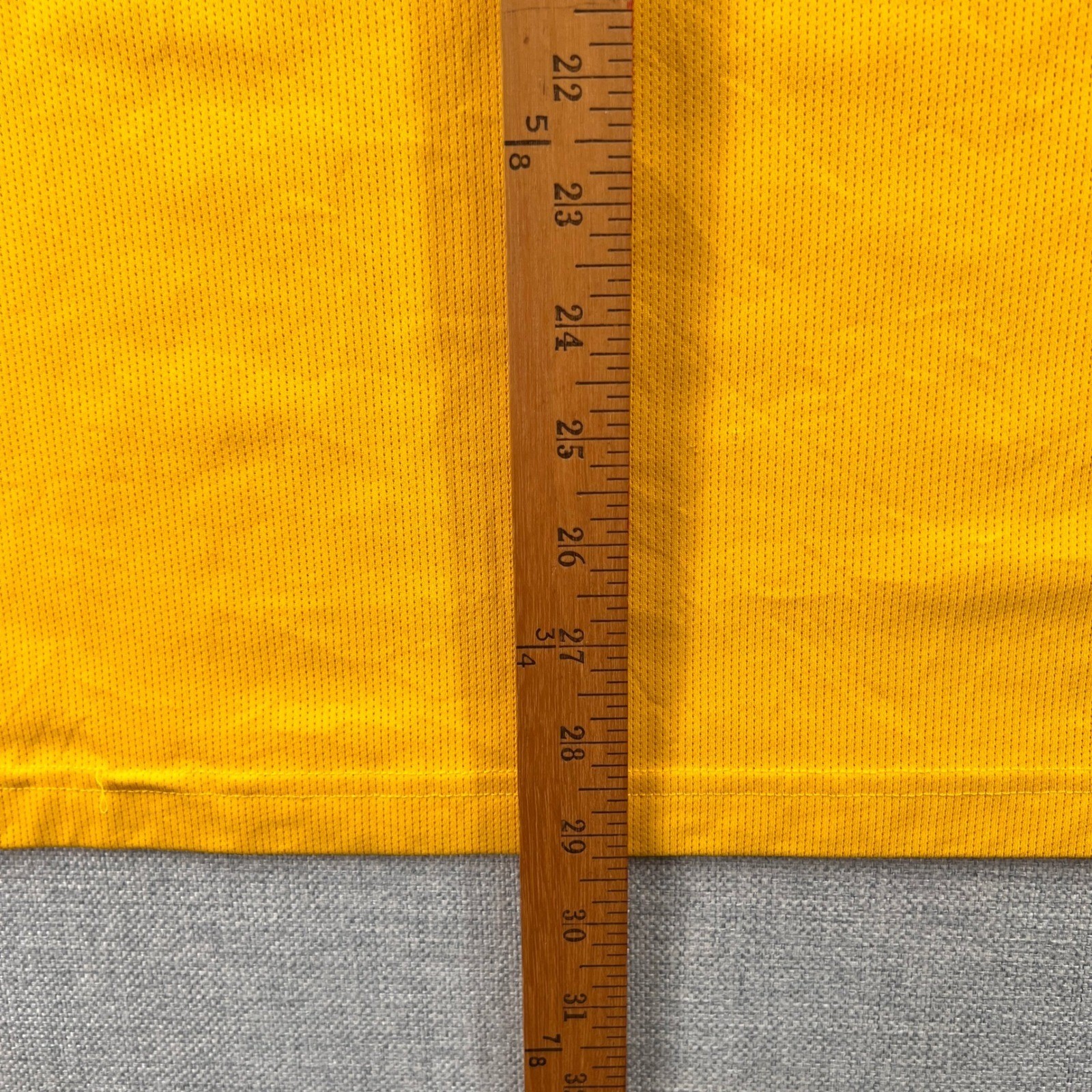 Nike Air Jordan Michigan Wolverines Polo Shirt Men Medium Yellow Dri Fit Sporty