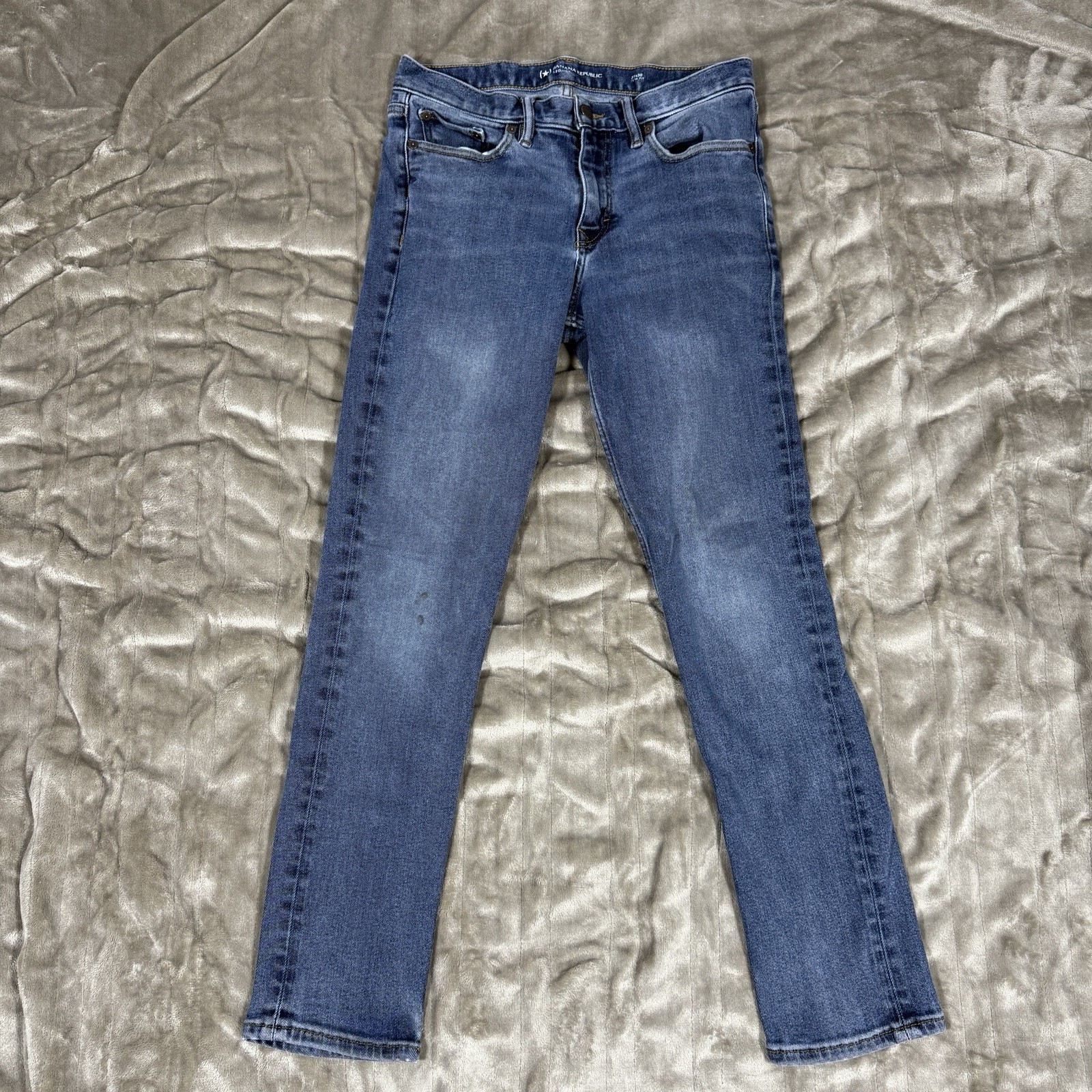 Banana Republic Legacy Jeans Mens 30×29 Blue Slim Fit Medium Wash Stretch Denim